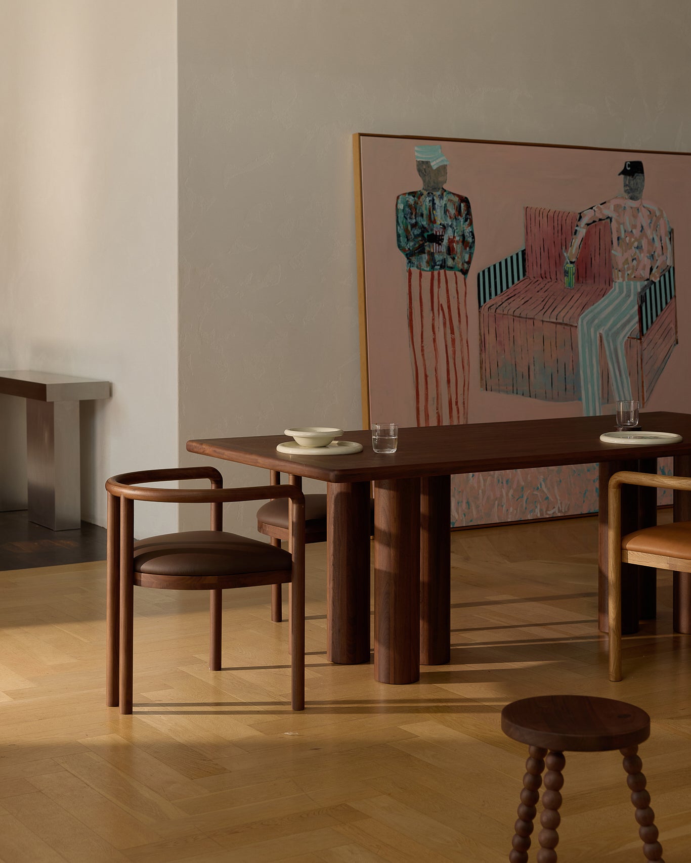 Elio Rectangle Dining Table Walnut 250