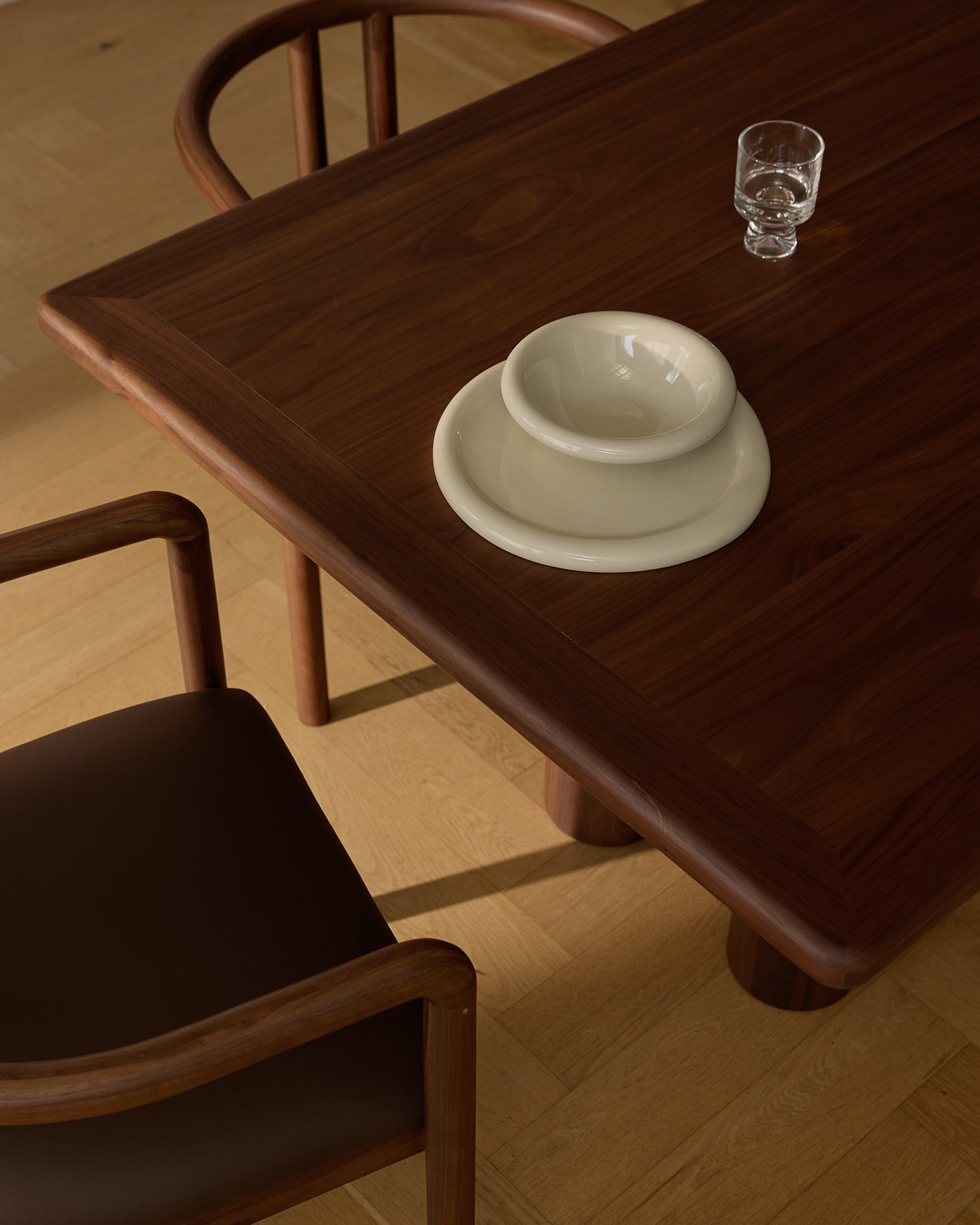 Elio Rectangle Dining Table Walnut 220
