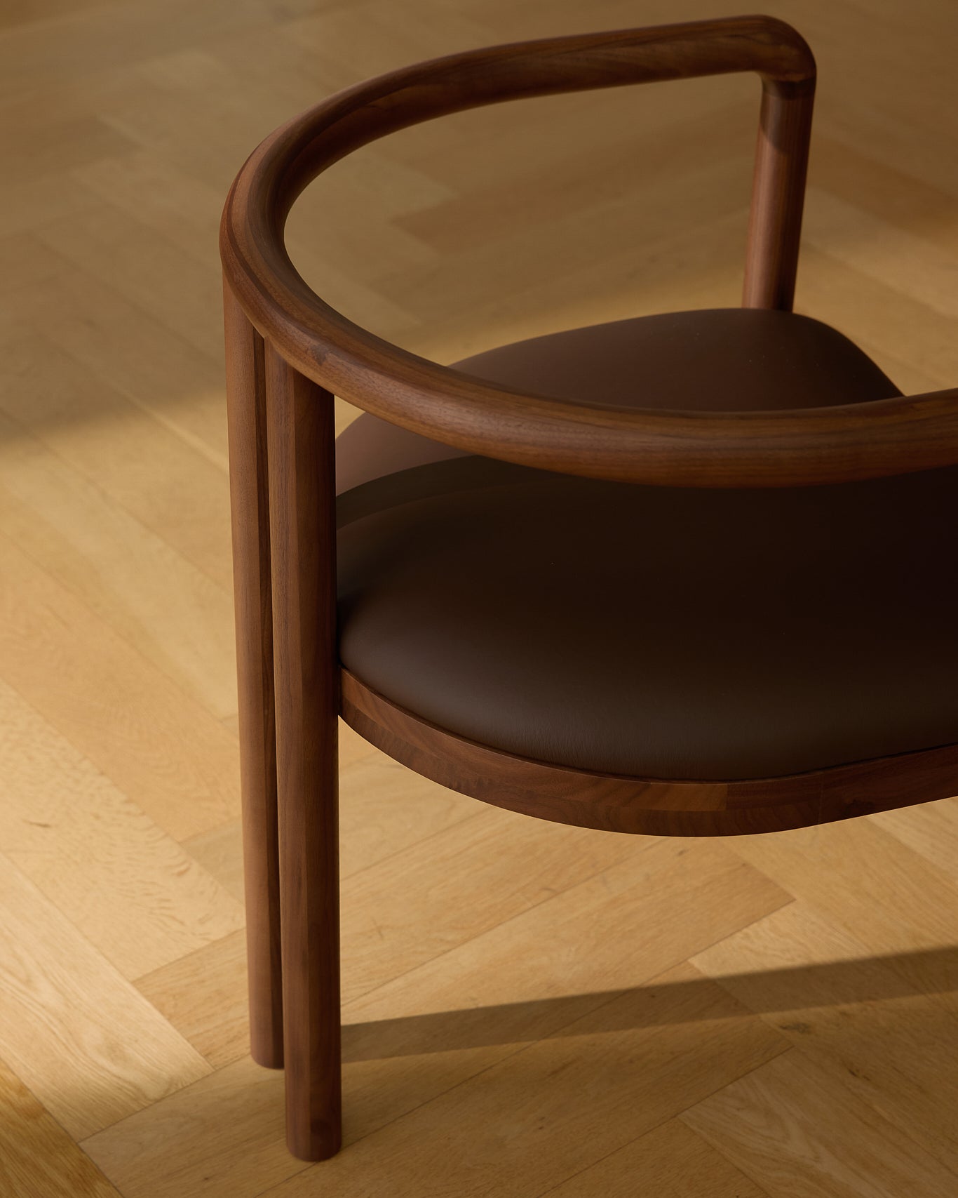 Elio Chocolate Walnut Dining Chair Chair