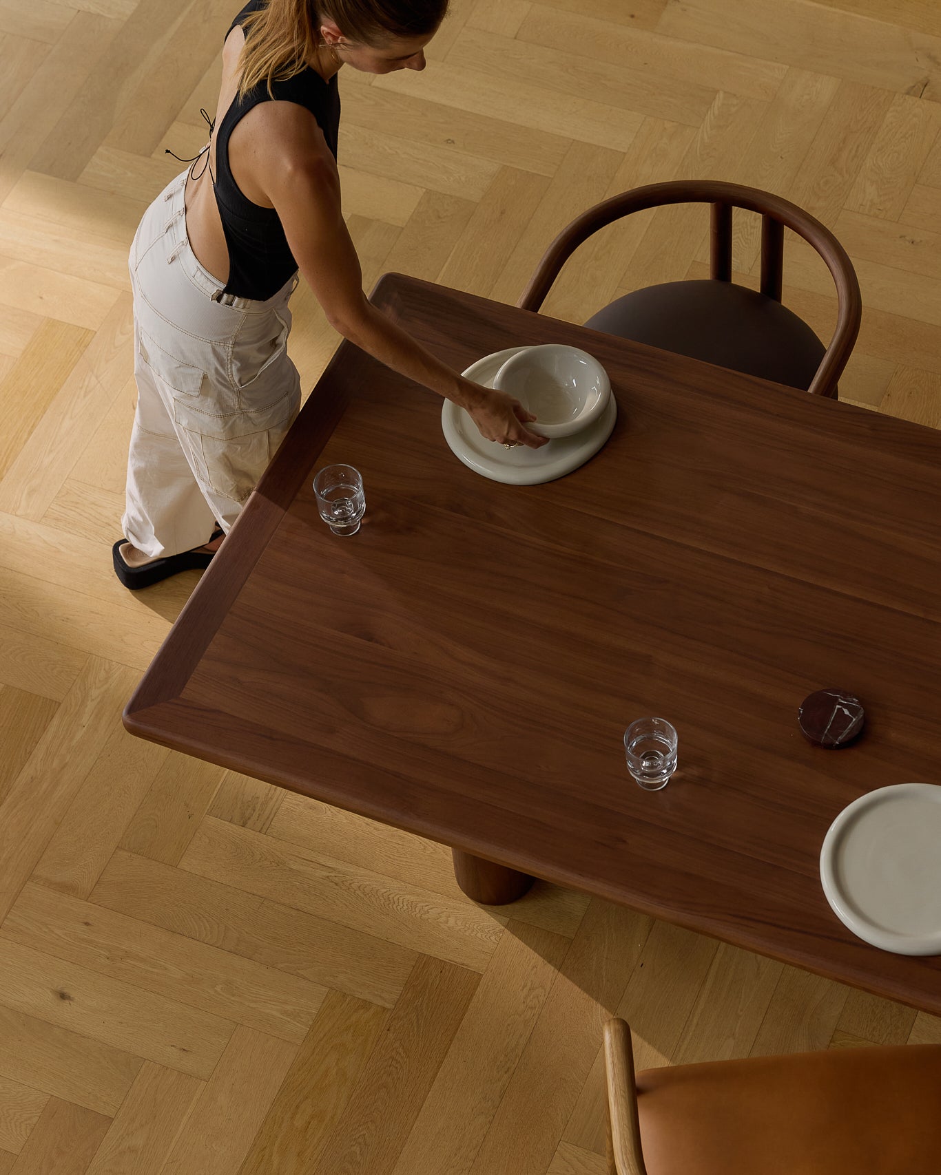 Elio Walnut 250 Rectangle Dining Table Dining Table