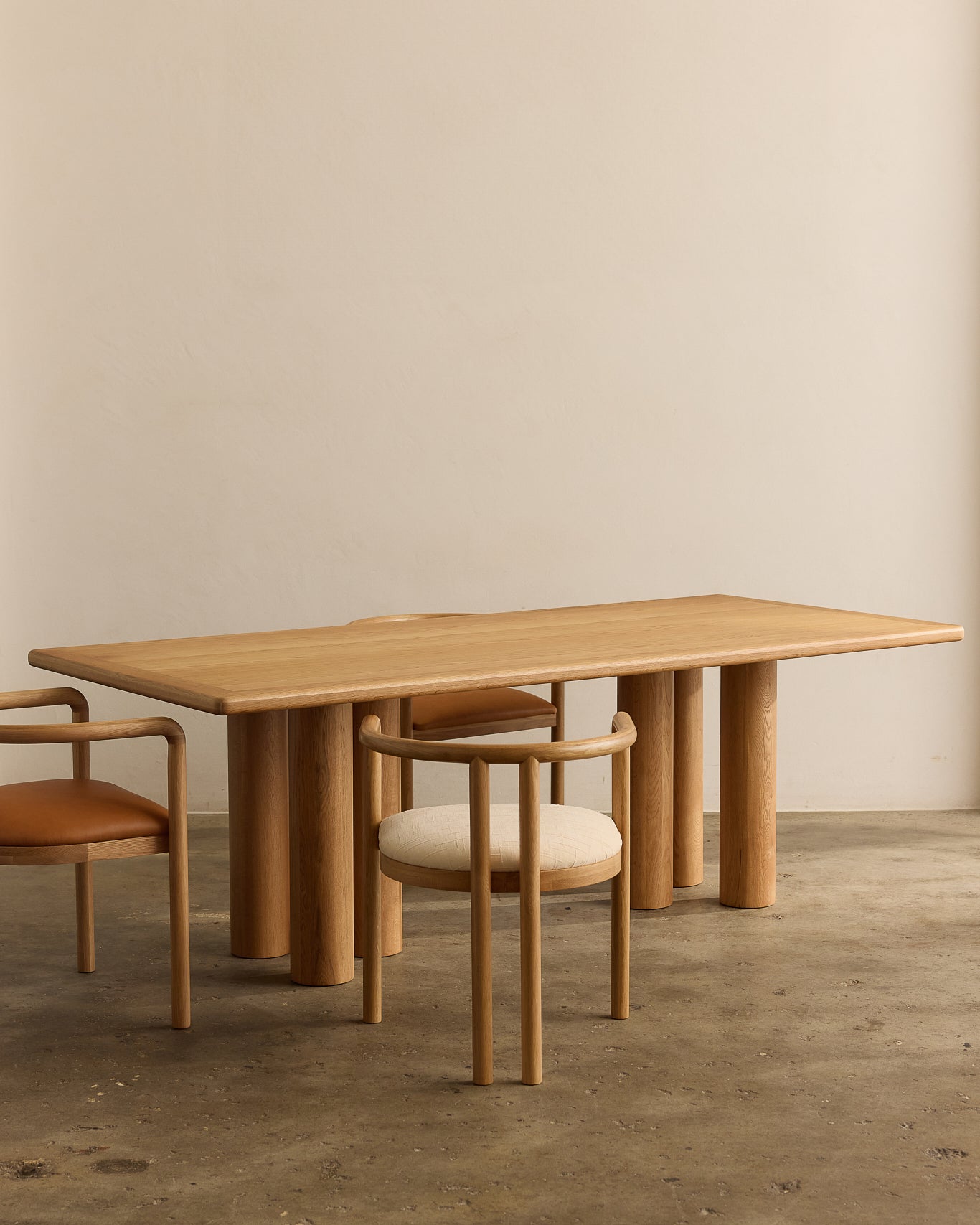 Elio Rectangle Dining Table Oak 250