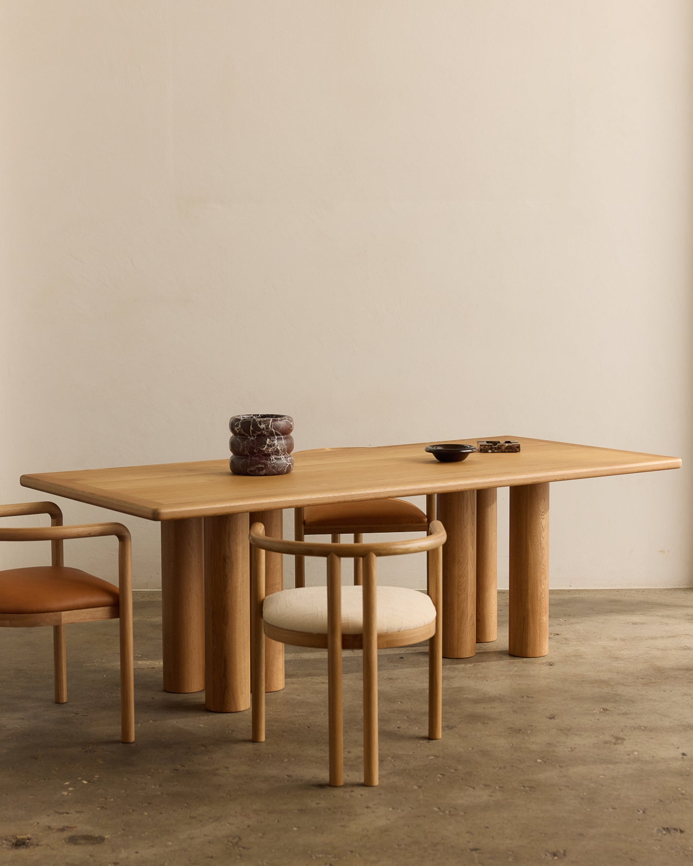 Elio Rectangle Dining Table Oak 250