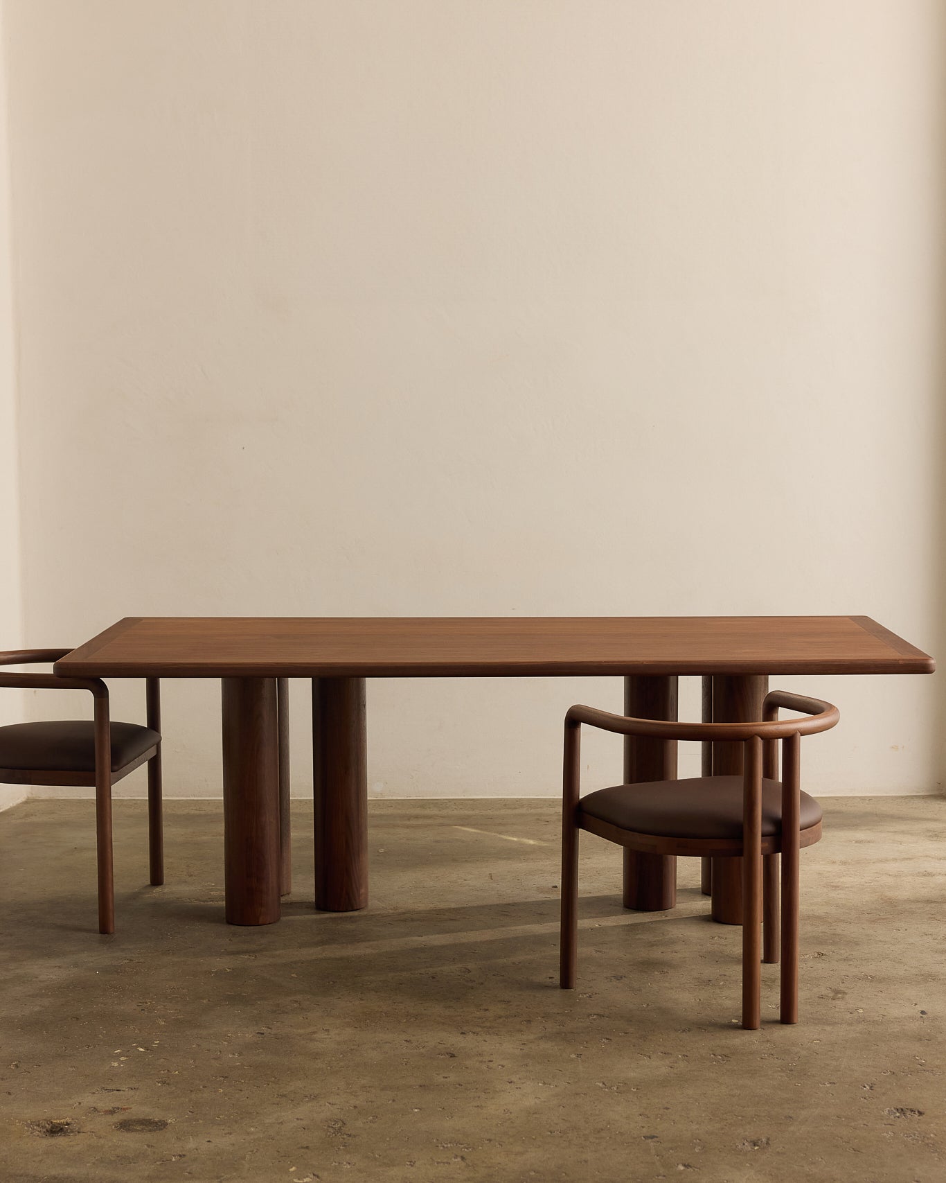 Elio Rectangle Dining Table Walnut 250