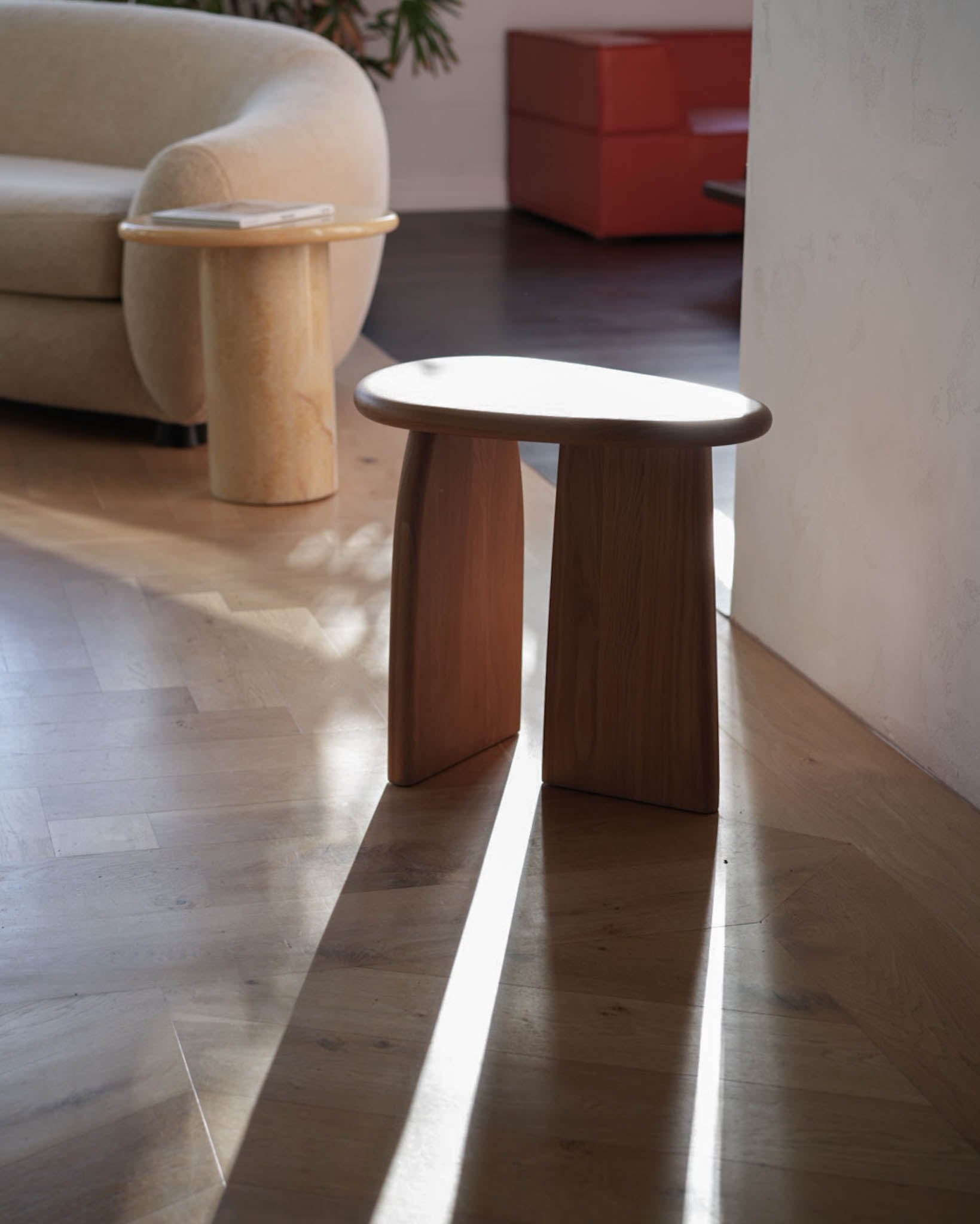 Beau Oak Side Table - Fleur Studios