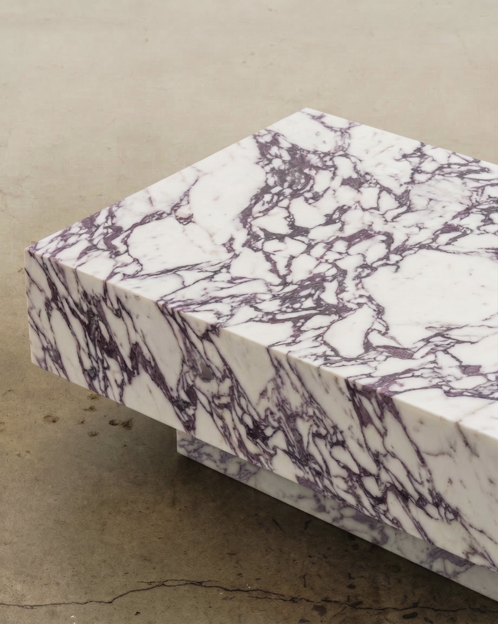 Butter Calacatta Viola Medium Coffee Table