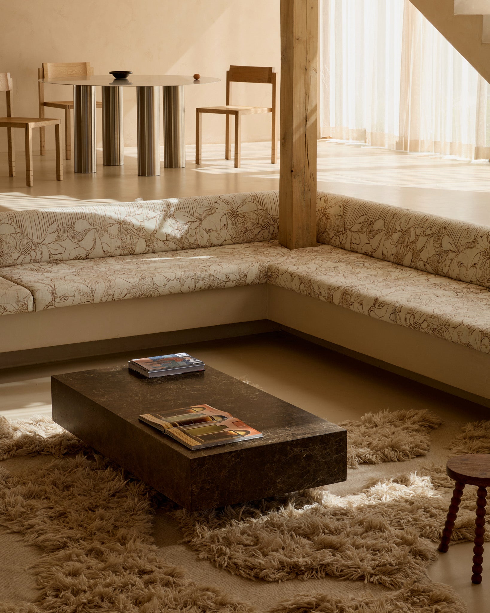 Butter Chocolate Large Coffee Table