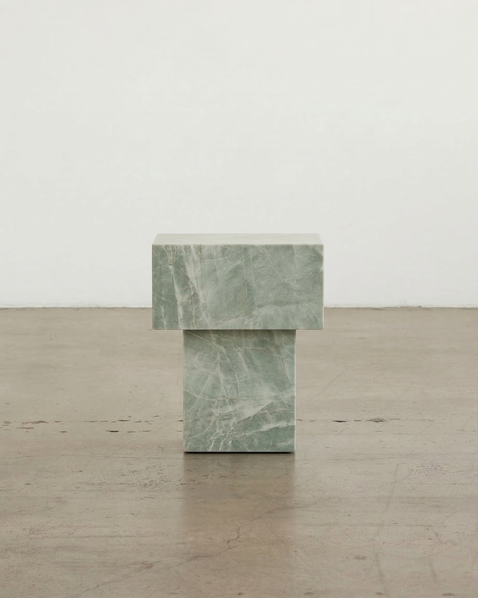 Butter Side Table Esmeralda Quartzite