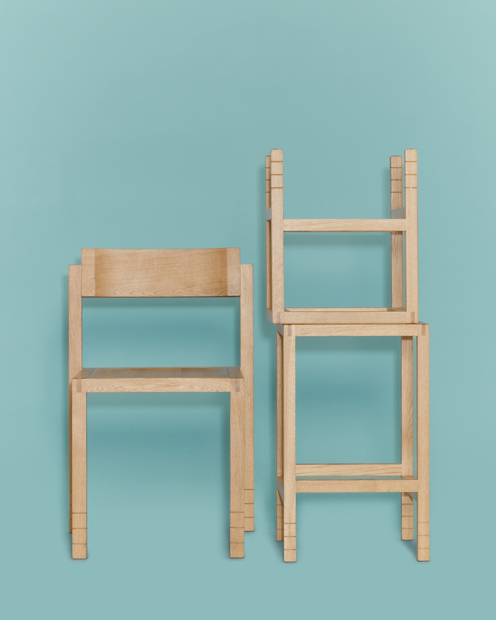 Carlo Oak Tall Bar Stool