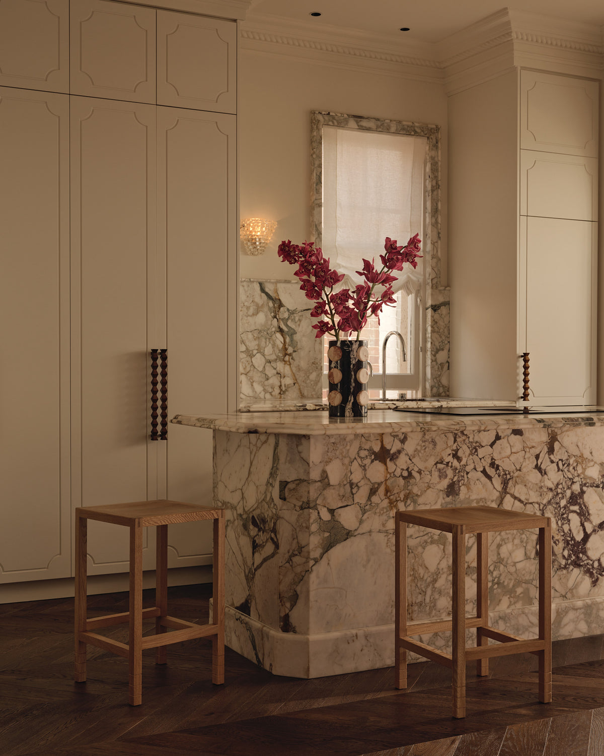 Carlo Oak Bar Stool