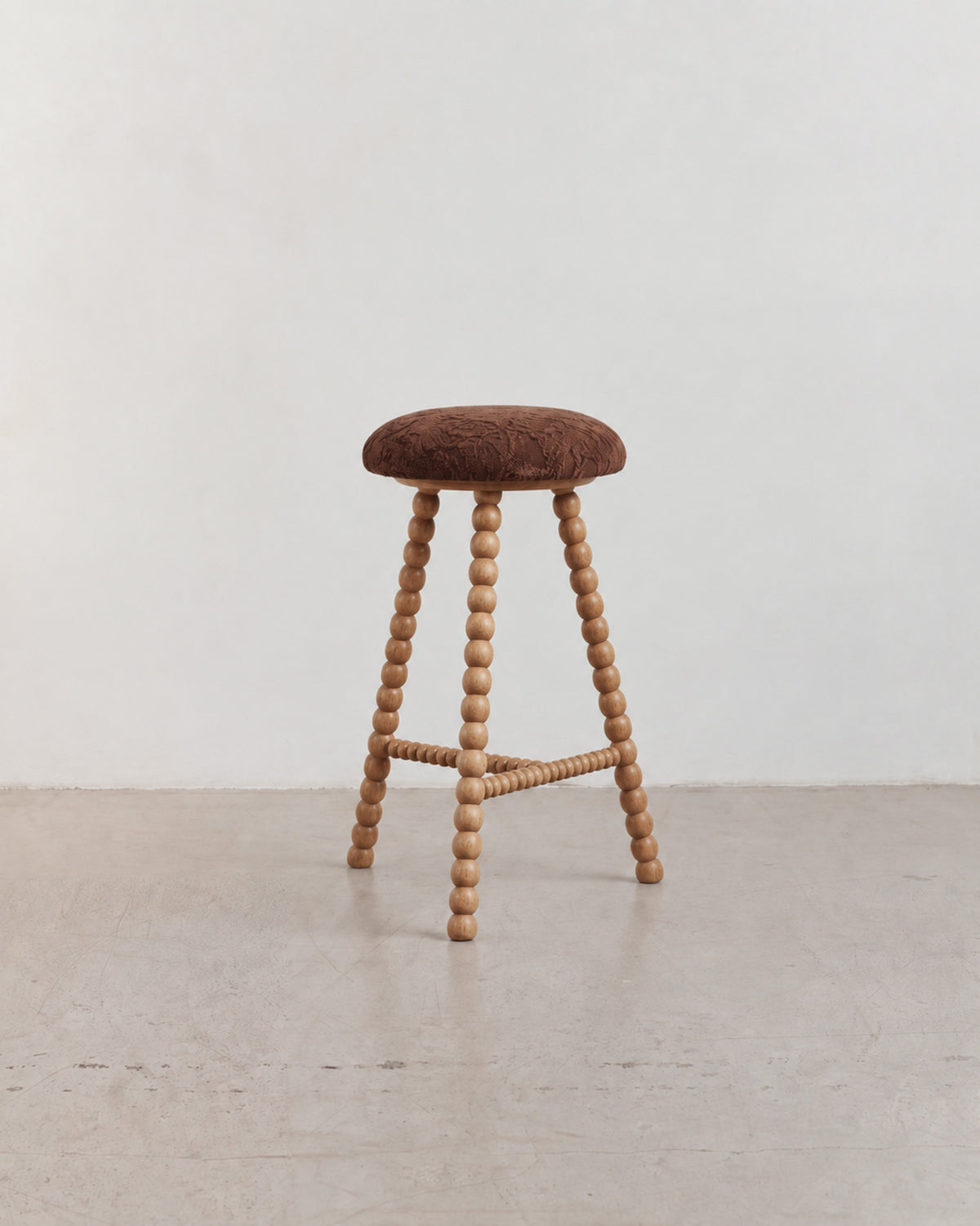Cleo Oak Nutmeg Tall Bar Stool