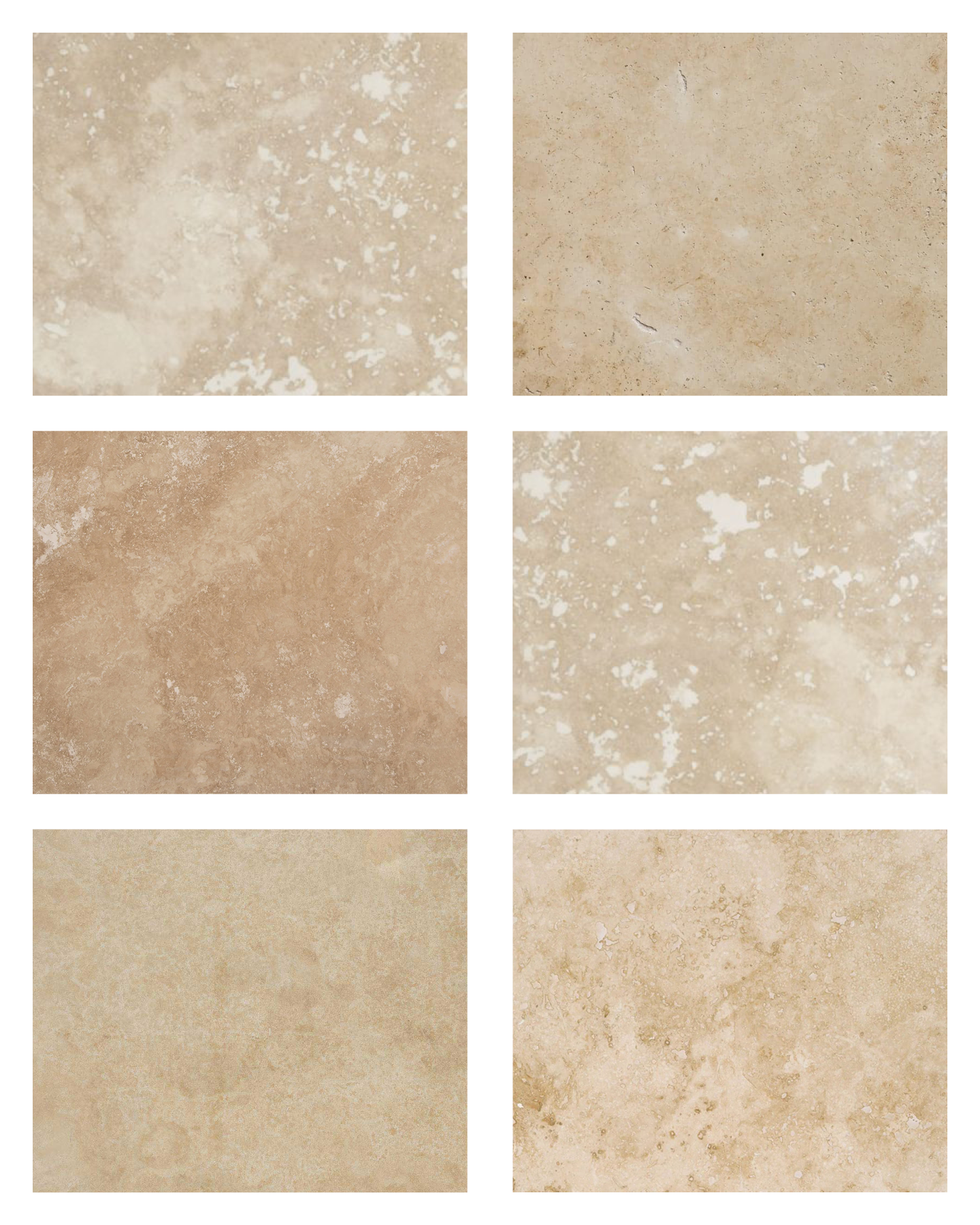 Bombola Round Cream Travertine