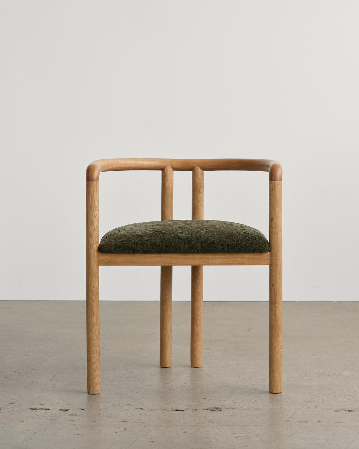 Elio Oak Khaki Dining Chair