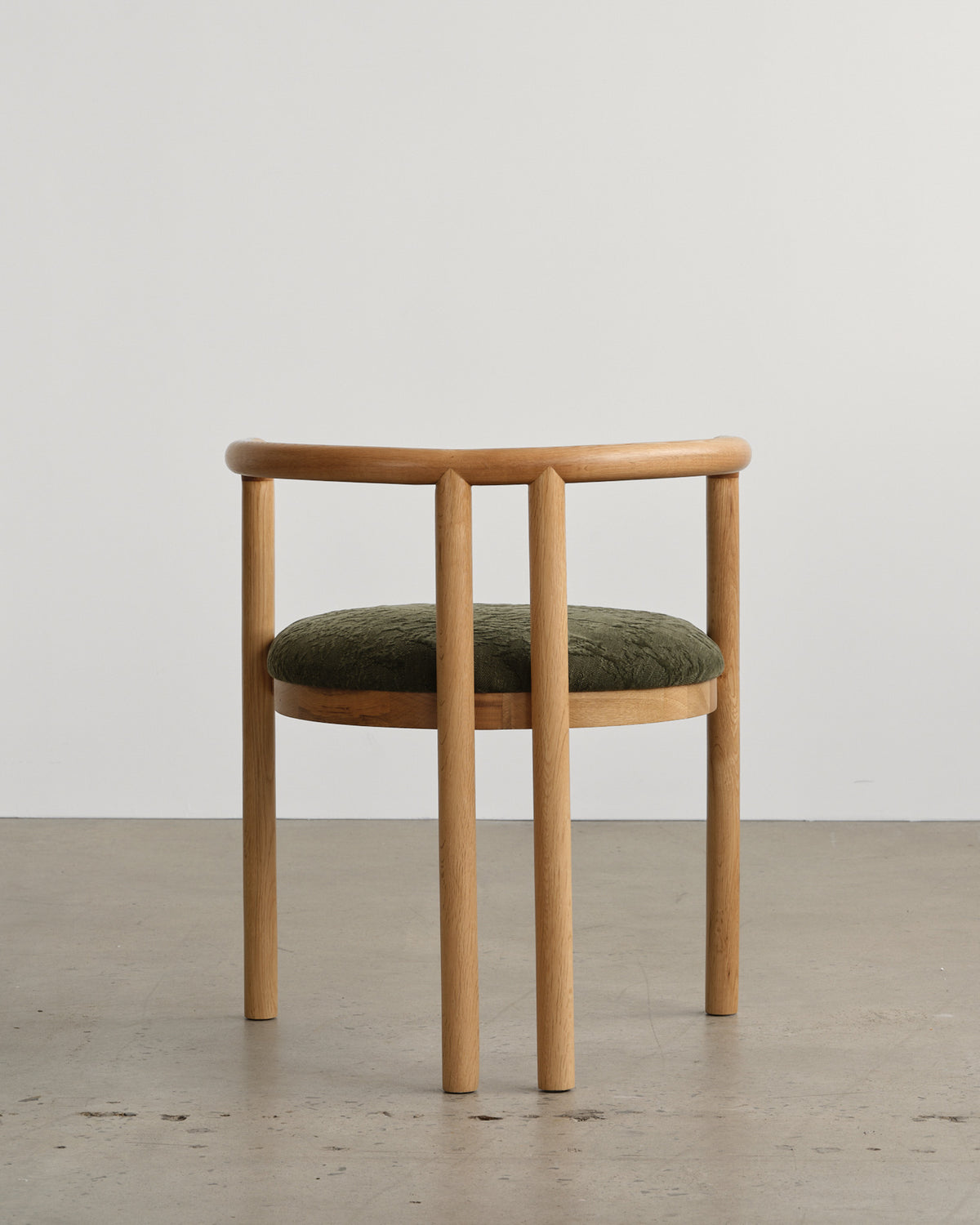 Elio Oak Khaki Dining Chair