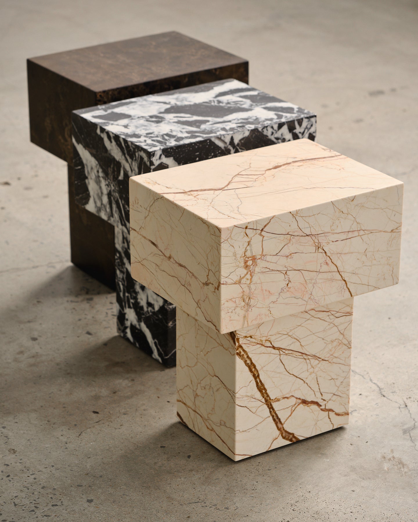 Butter Side Table Honeycomb Side Table
