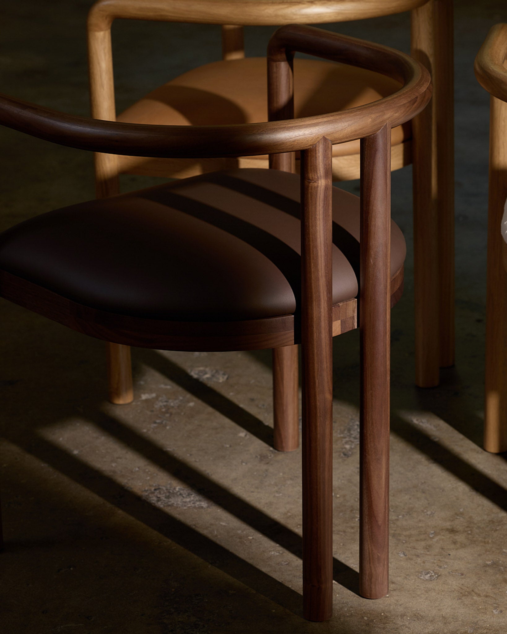 Elio Chocolate Walnut Dining Chair Chair