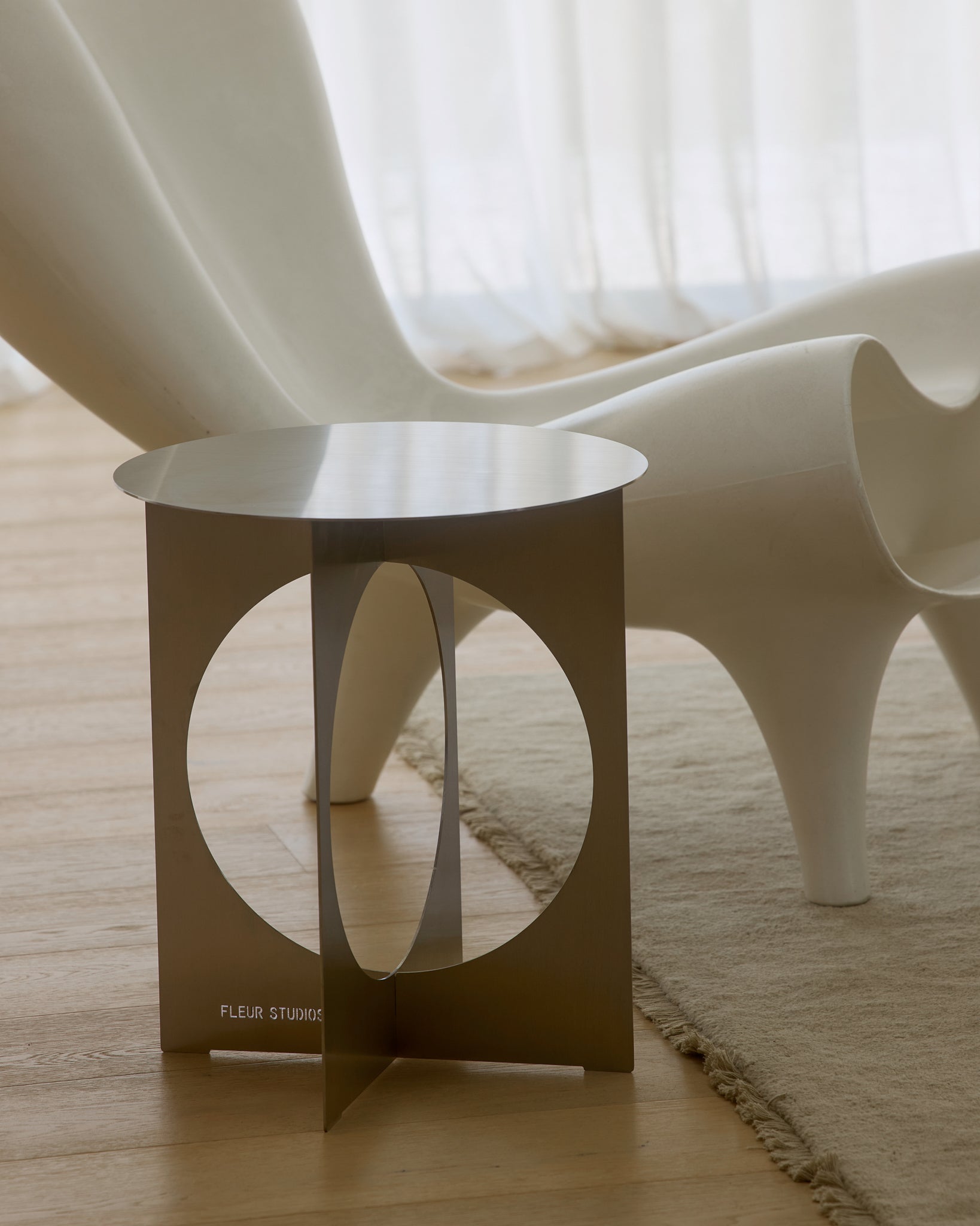 Palermo Stainless Steel Side Table Side Table