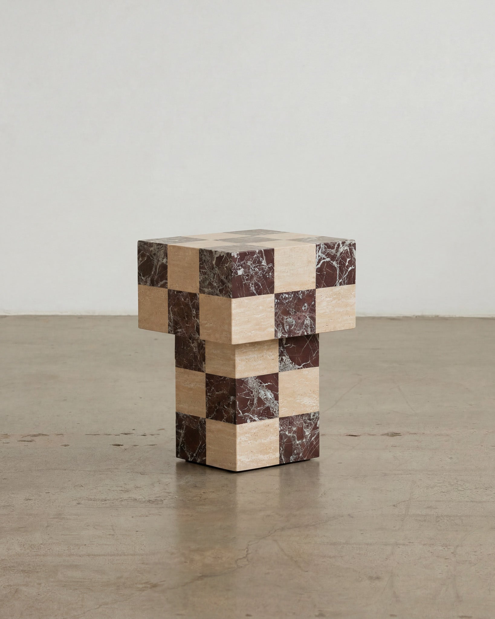 Balzac marble side table.