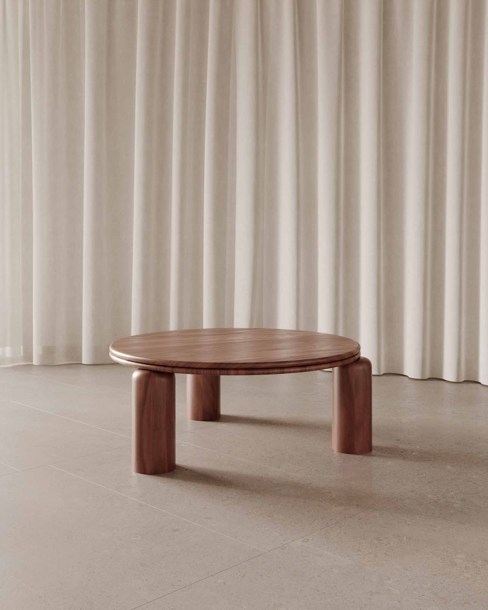 Bombola Walnut Coffee Table - Fleur Studios