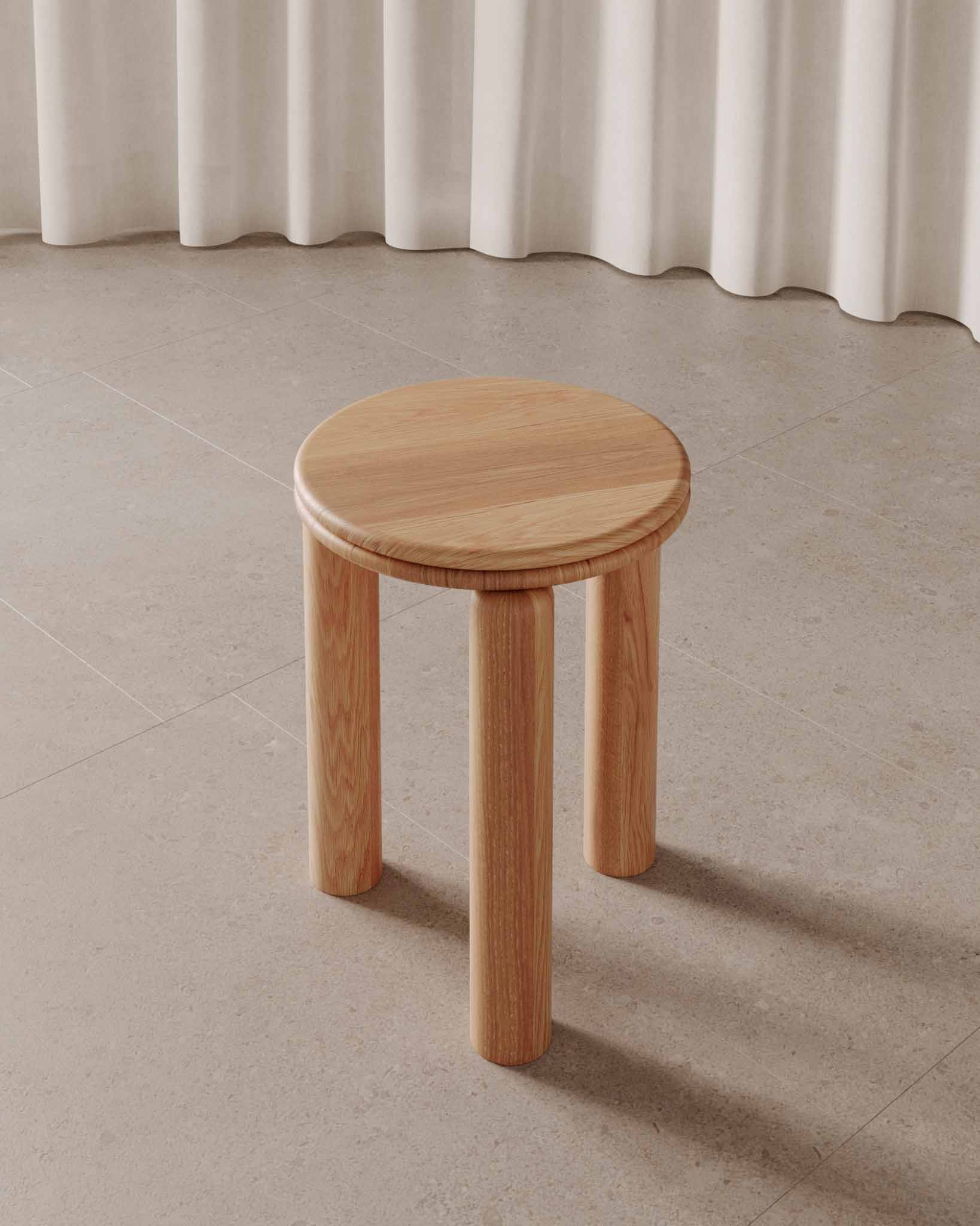 Bombola Oak Side Table - Fleur Studios