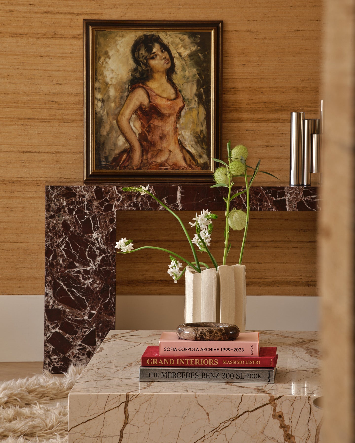 Cookie Abstract Medium Console Rosa Levanto Console Table