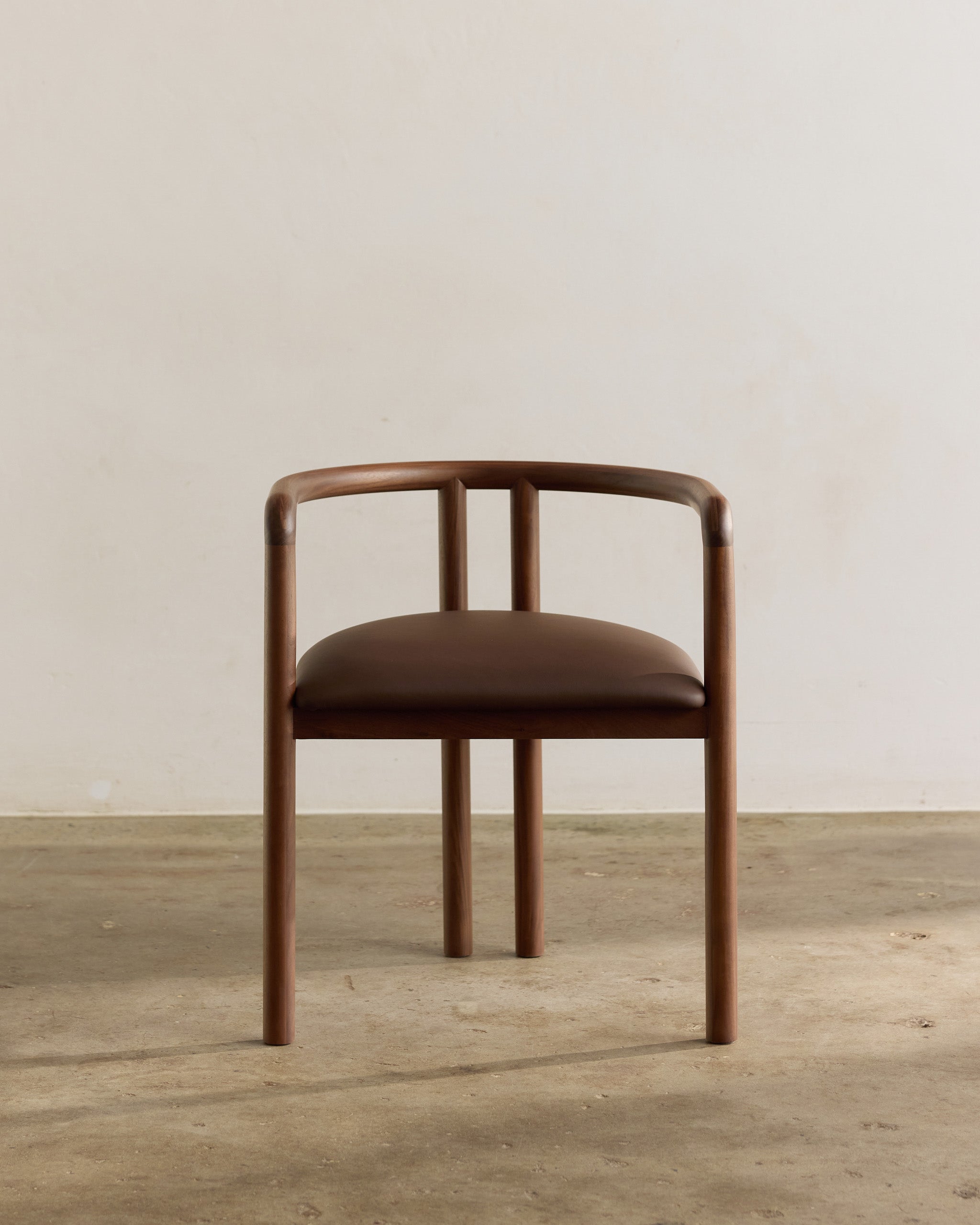 Elio Chocolate Walnut Dining Chair Chair