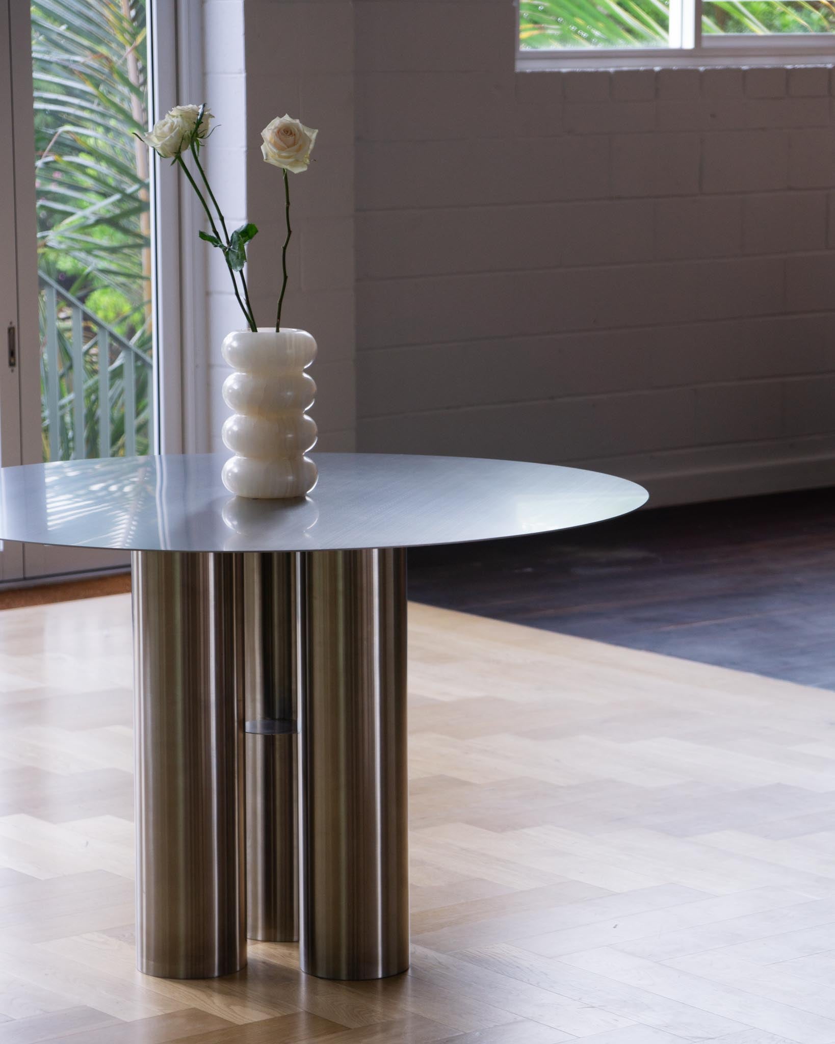 Cloud Vase Large White Onyx - Fleur Studios