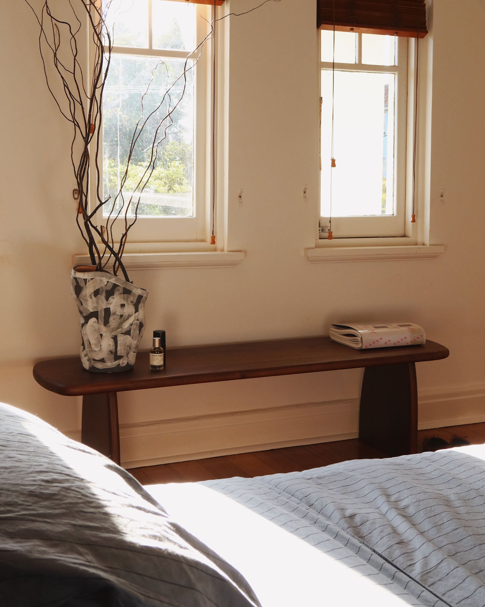 Beau Bench Seat Walnut