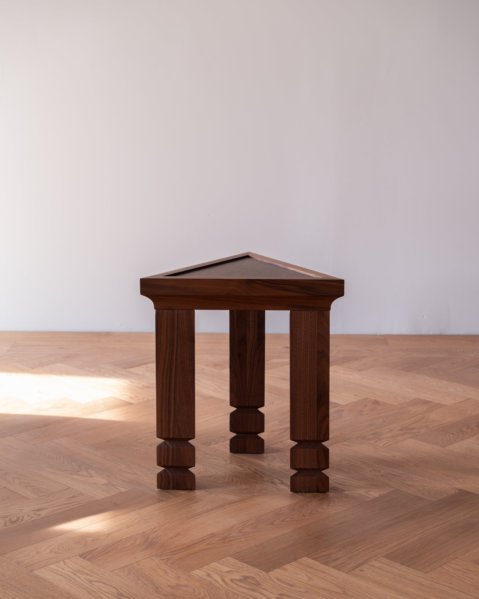 Maya Walnut Burl Side Table