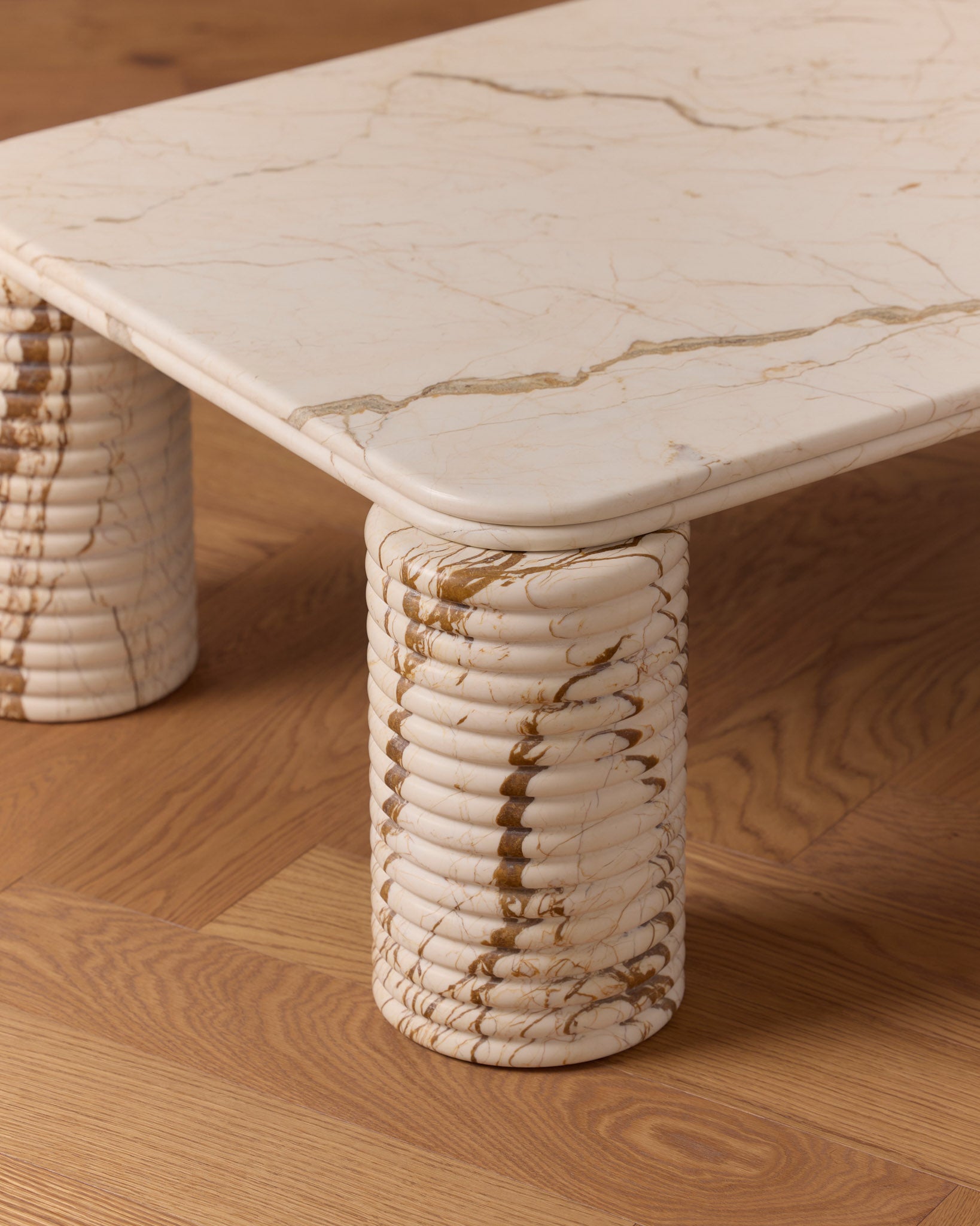 Nervado Medium Rectangle Coffee Table Honeycomb