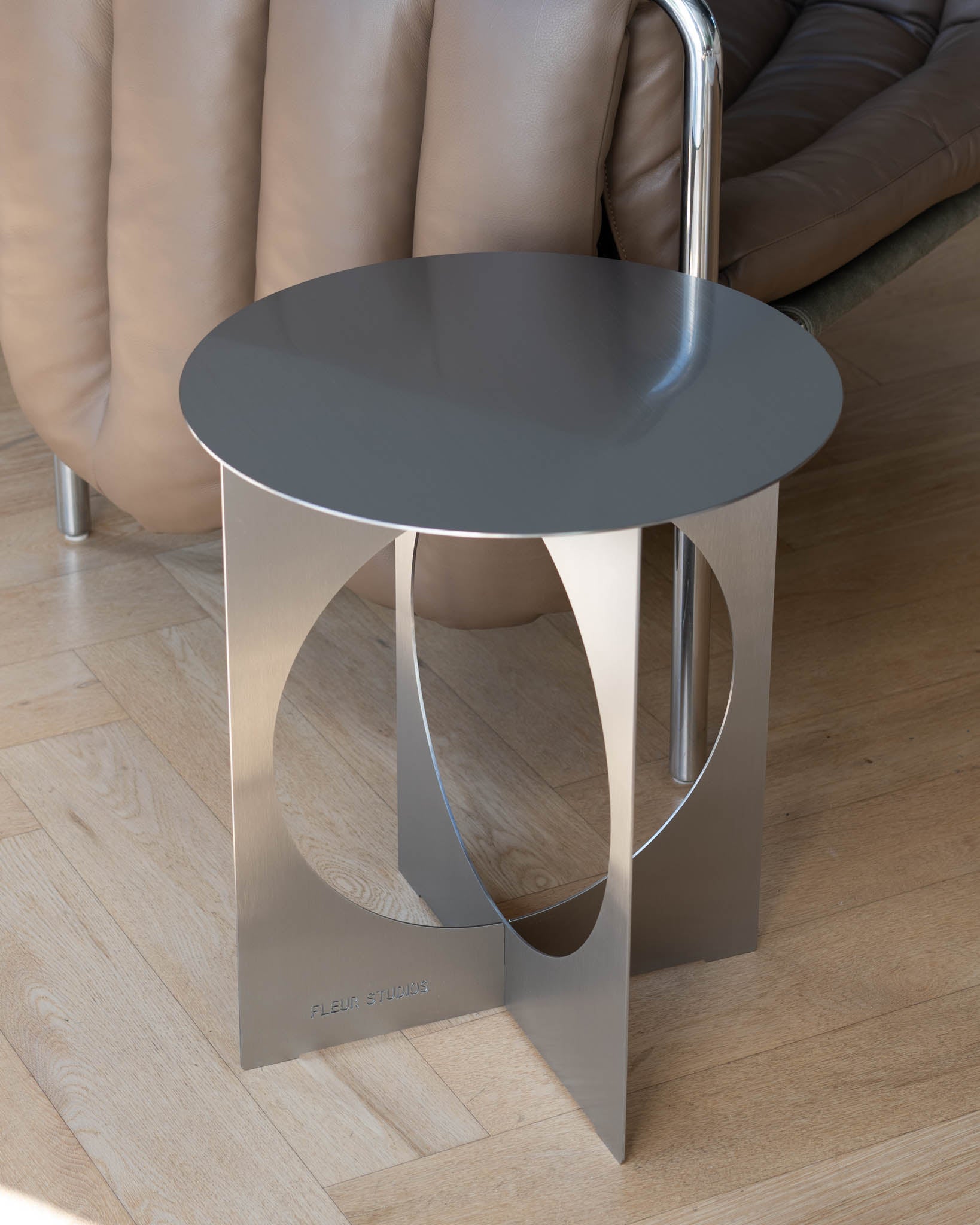 Palermo Stainless Steel Side Table Side Table