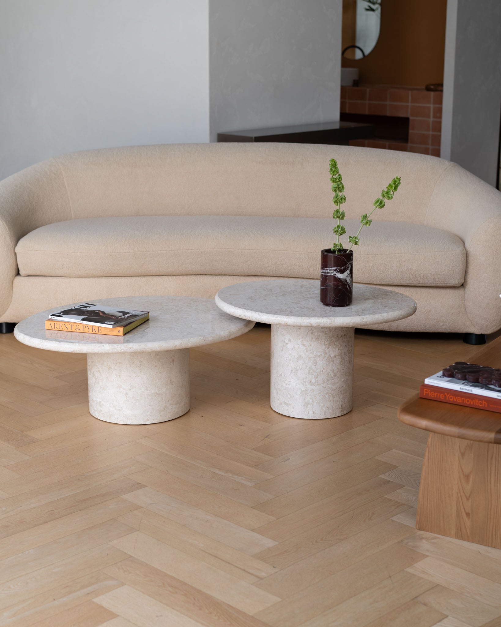 Wabi Crema Coffee Table Pair