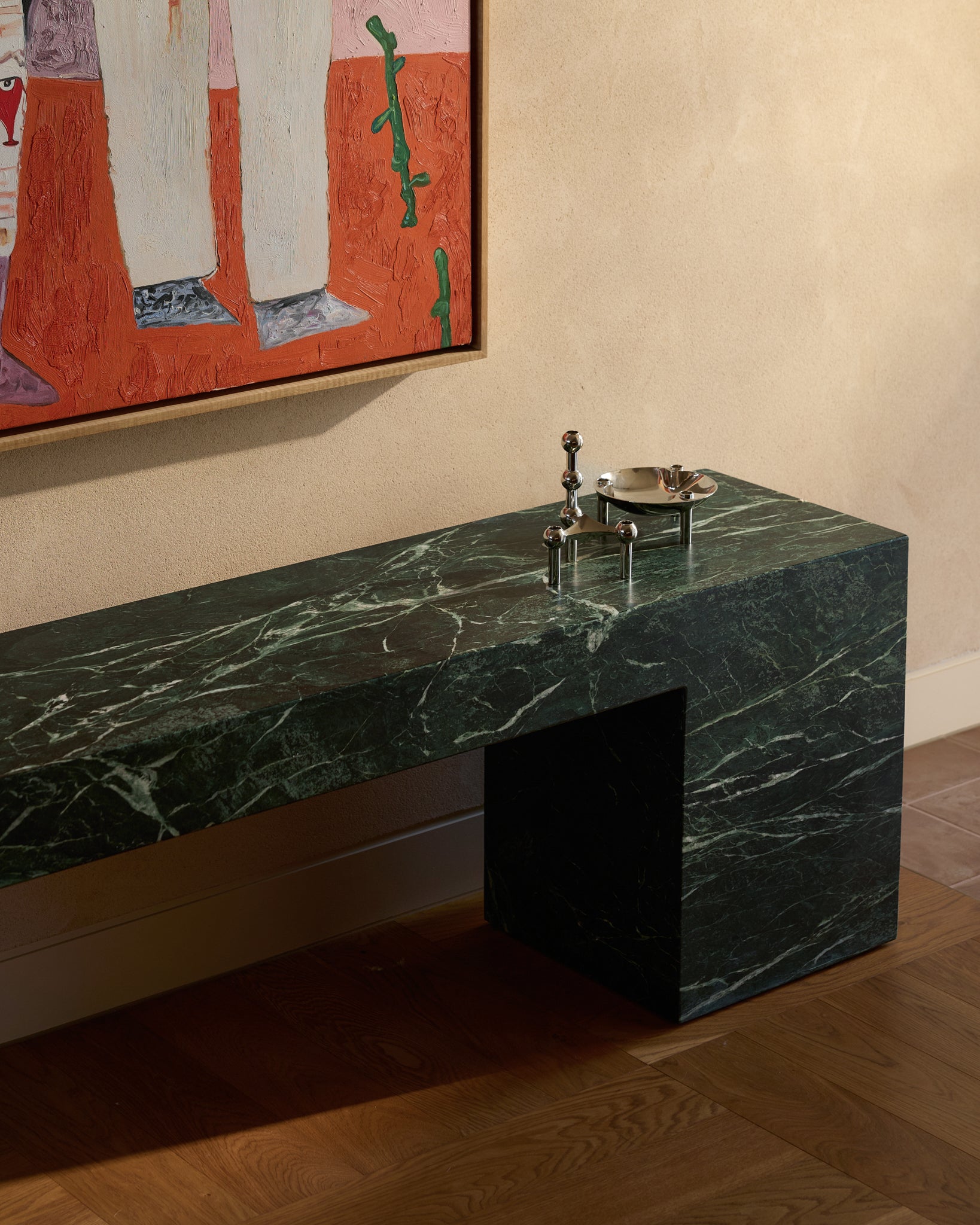 Cookie Abstract Low Console Verde