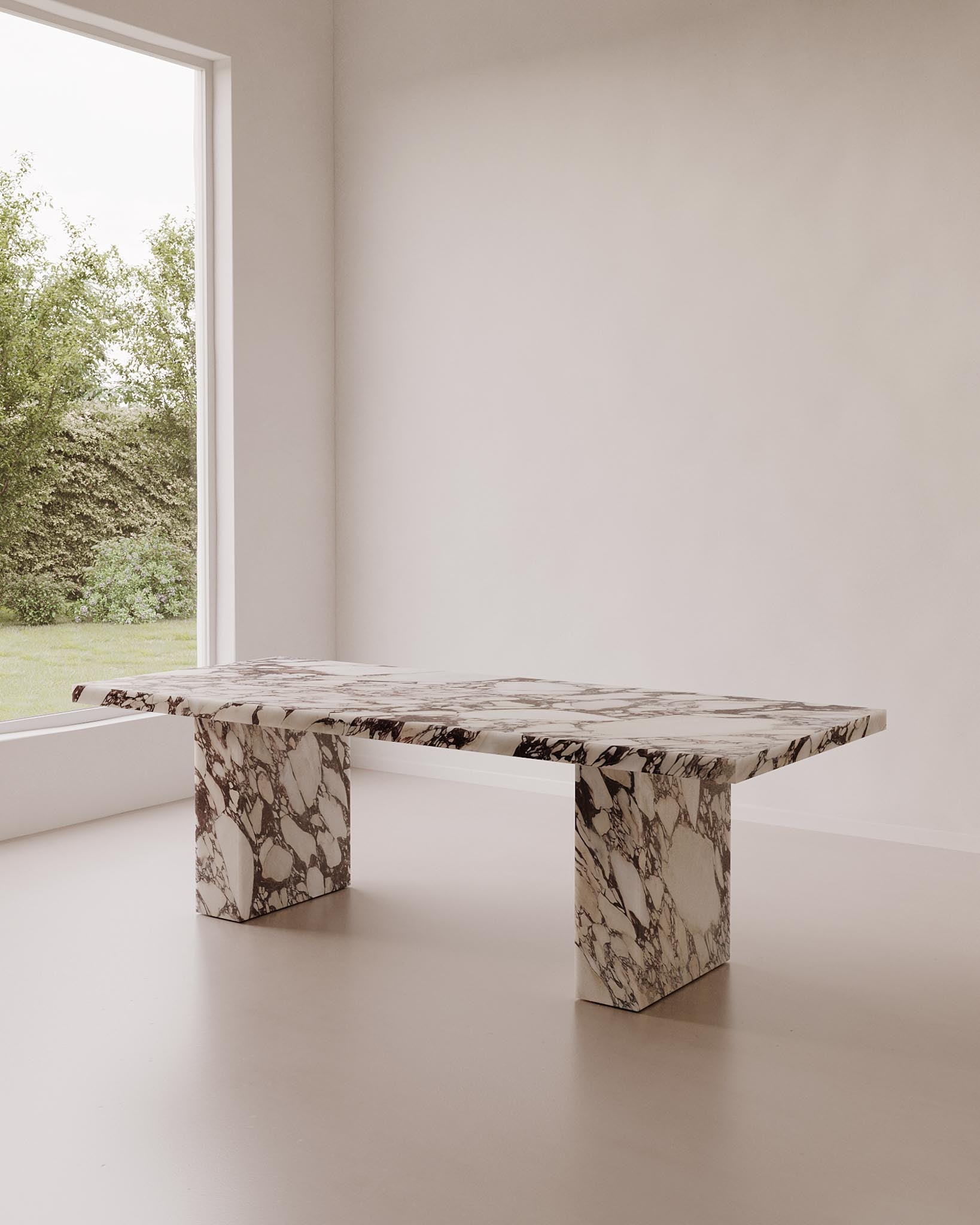 Classic Calacatta Viola Dining Table