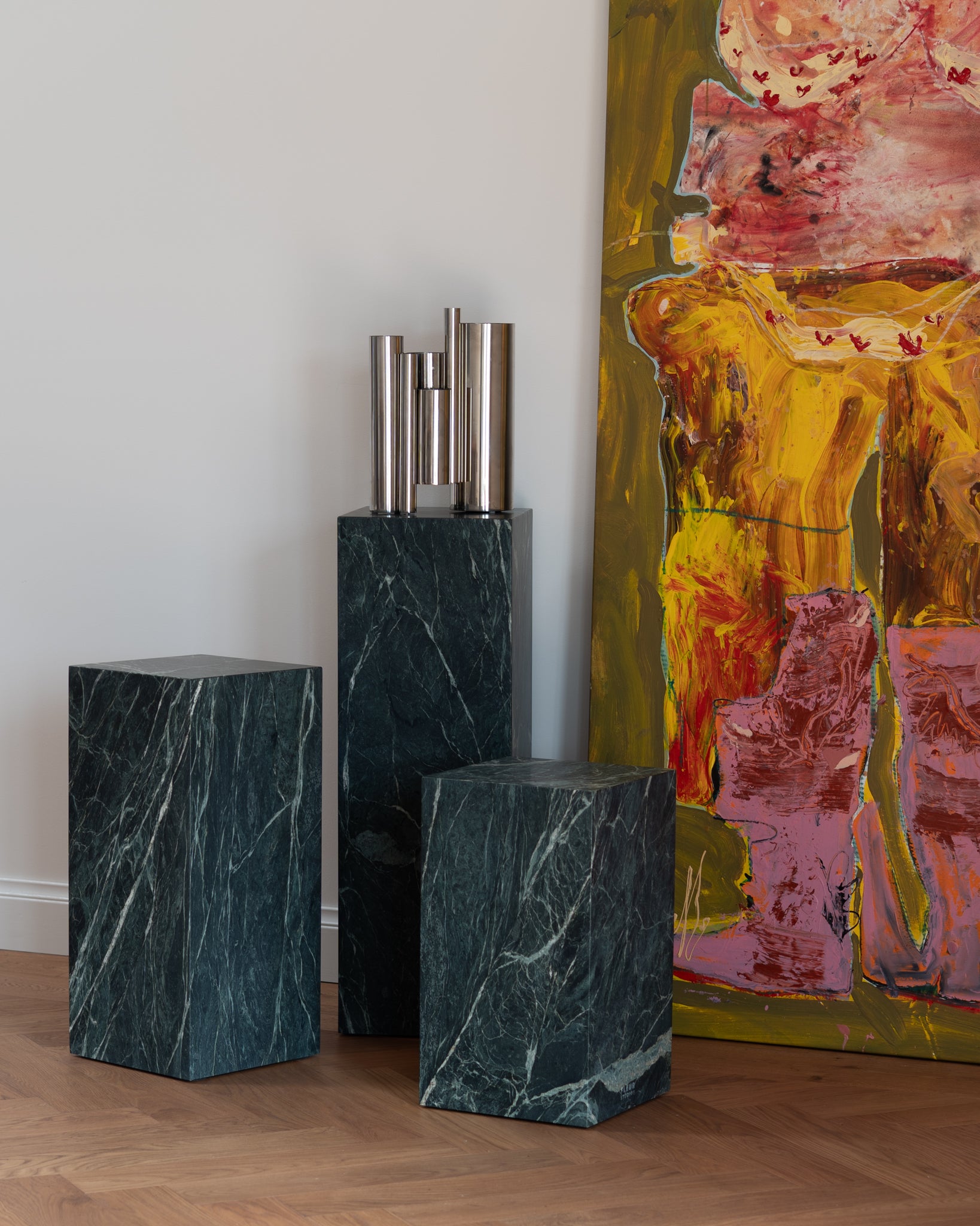 Plinth Verde Tall Side Table