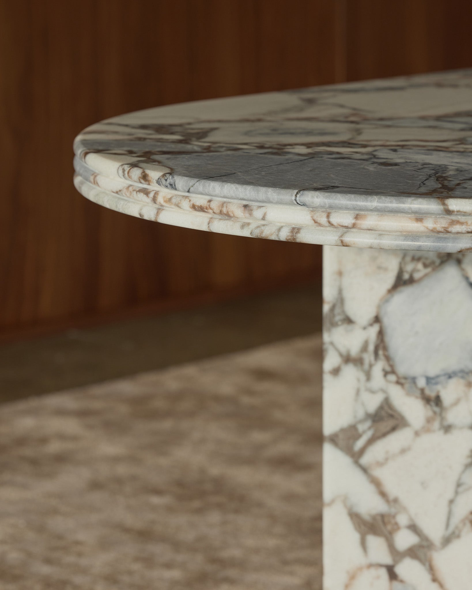 Franca Calacatta Nero 220 Dining Table