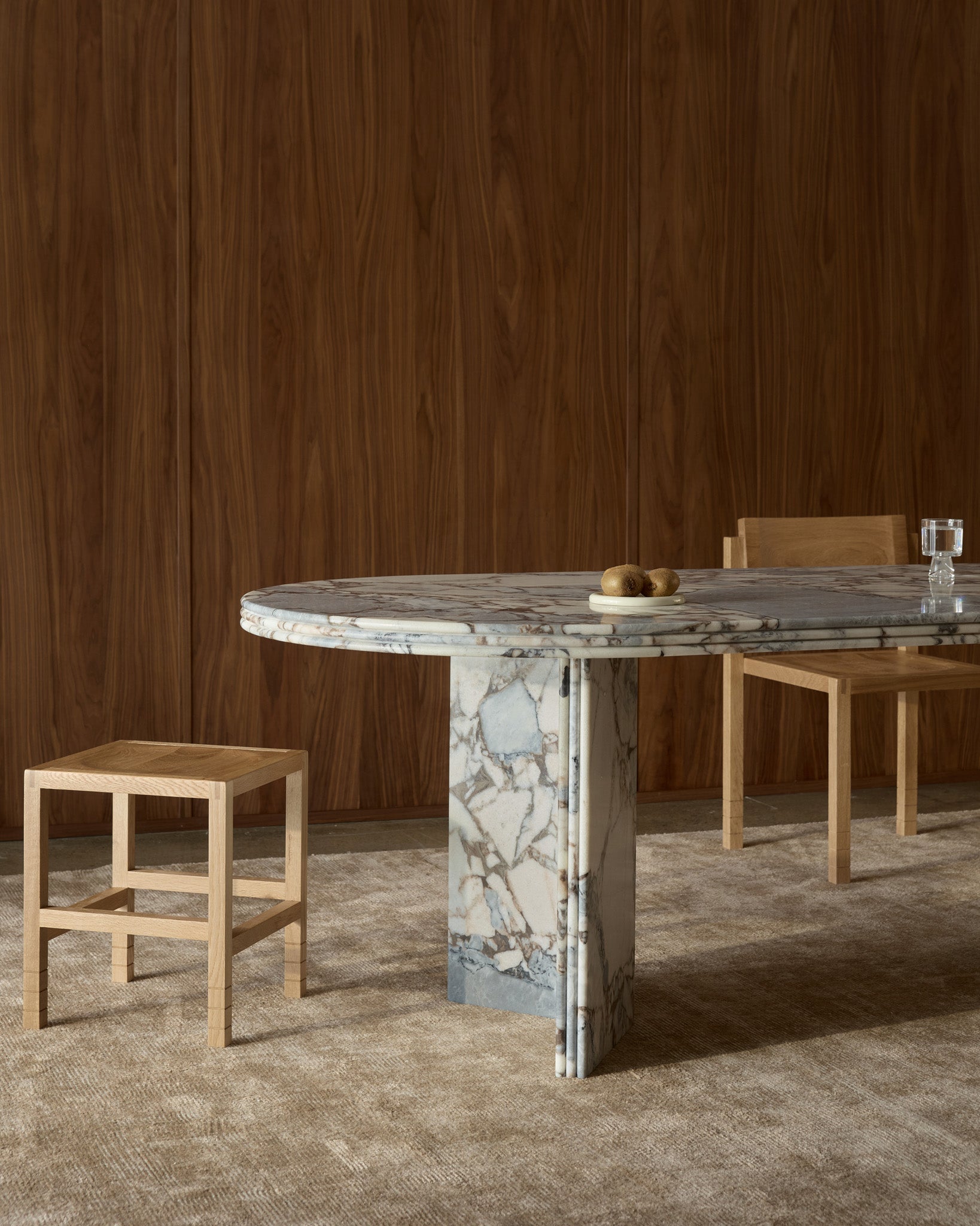 Franca Calacatta Nero 220 Dining Table