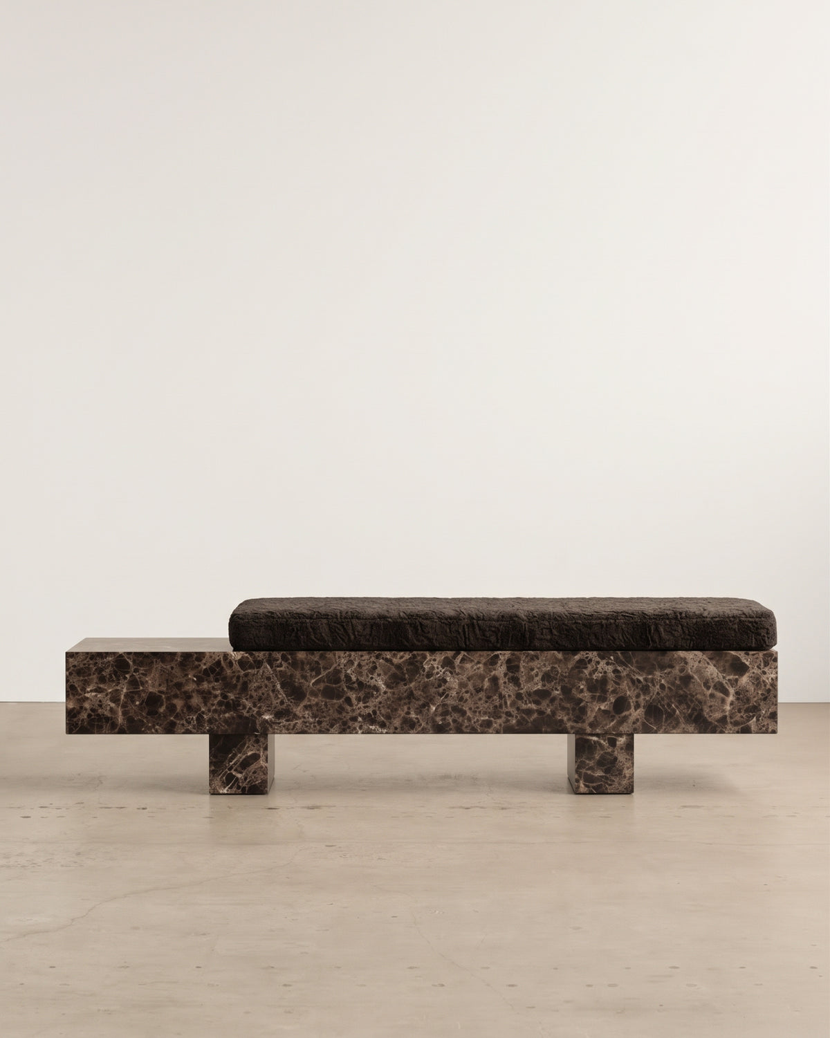 Loulou Chocolate Bench Seat