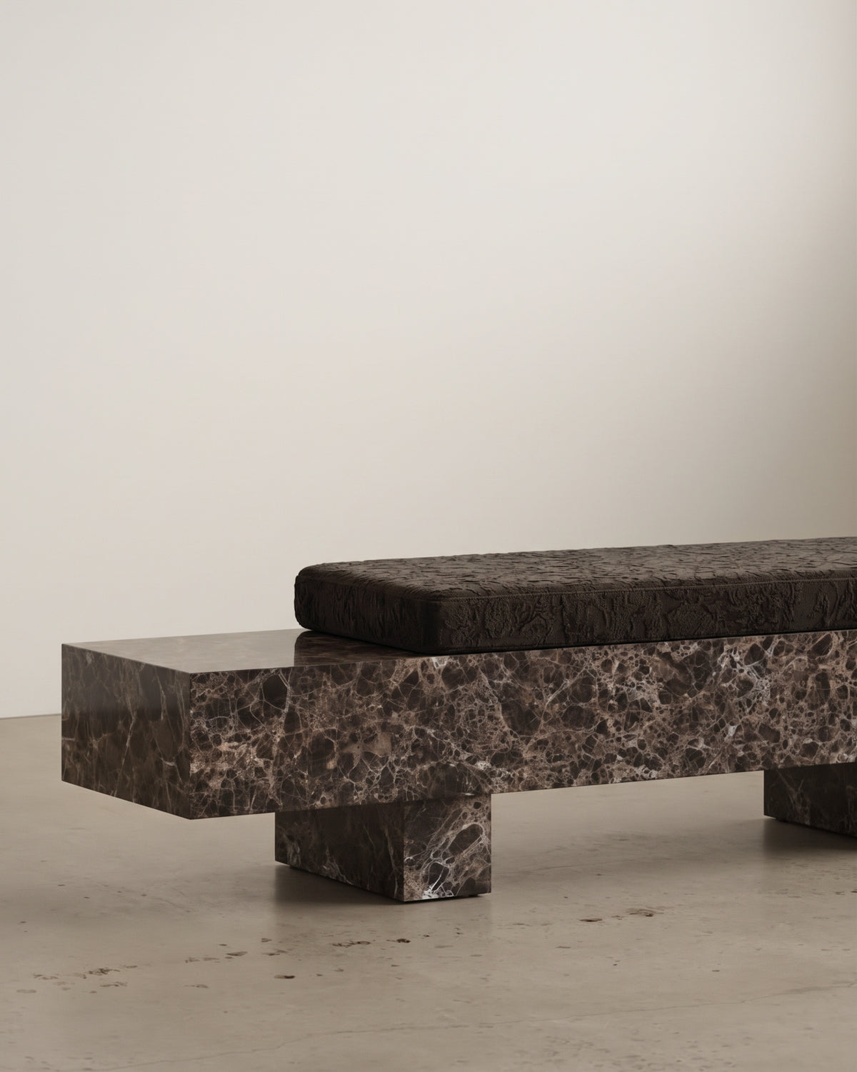 Loulou Chocolate Bench Seat