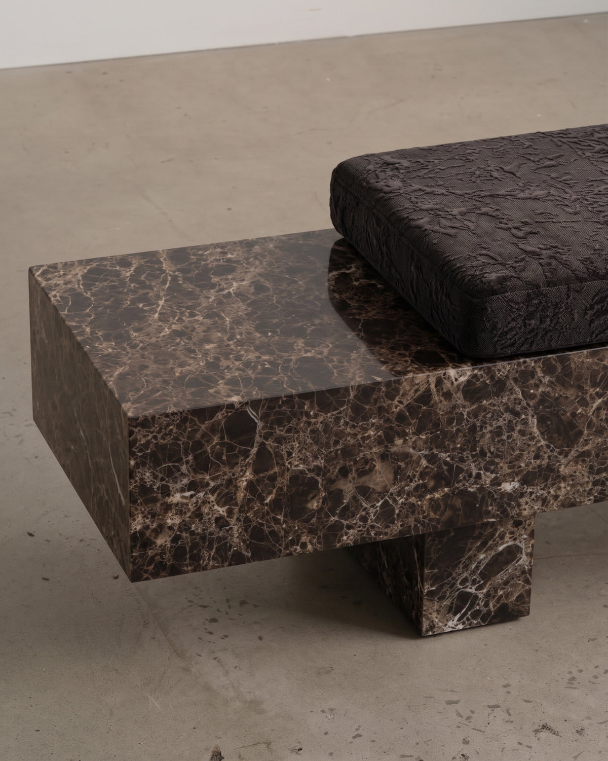 Loulou Chocolate Bench Seat