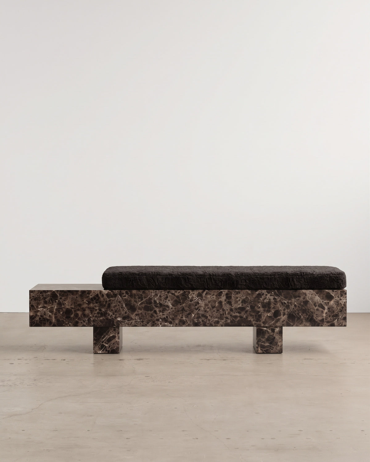 Loulou Chocolate Bench Seat
