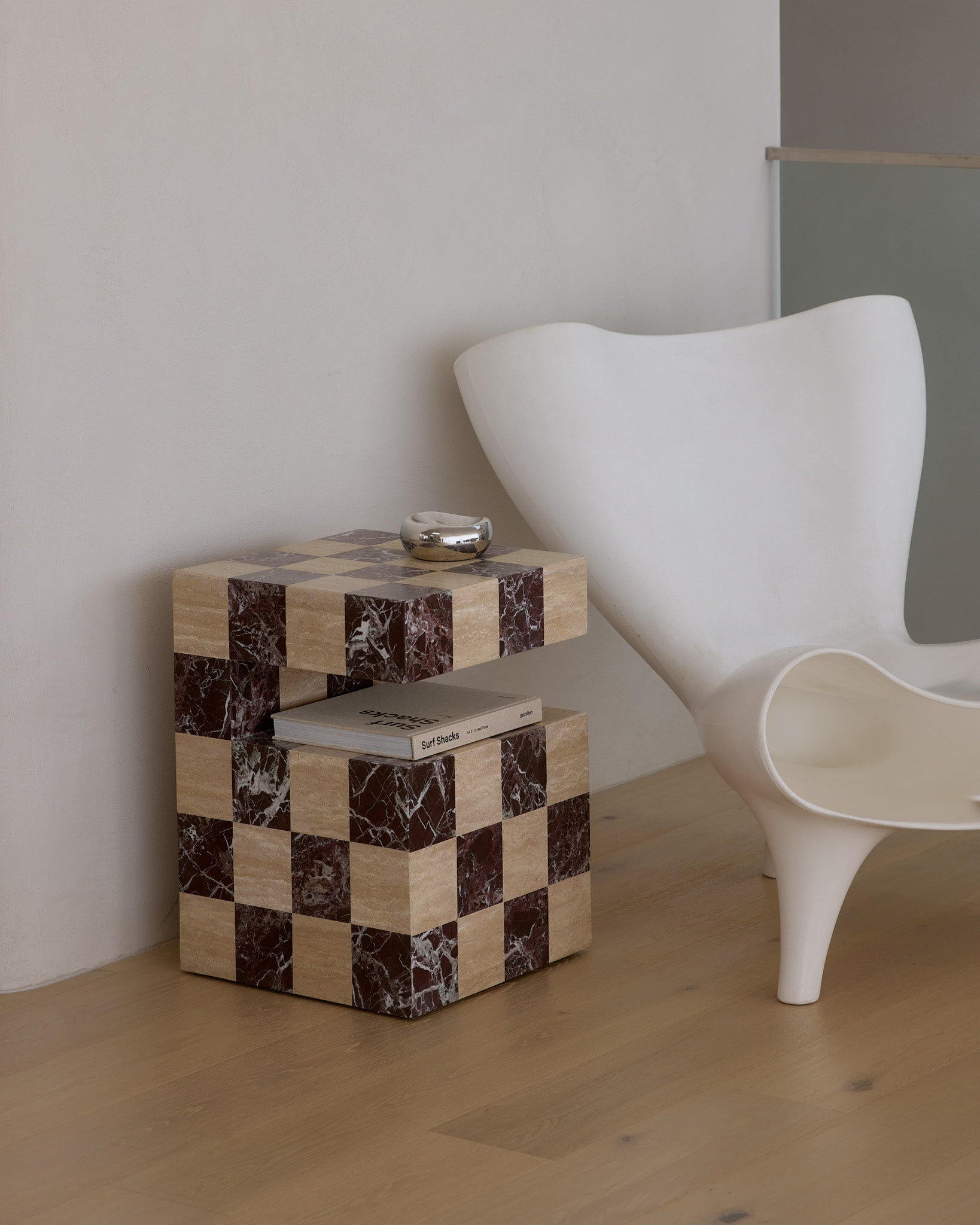 Marble side table