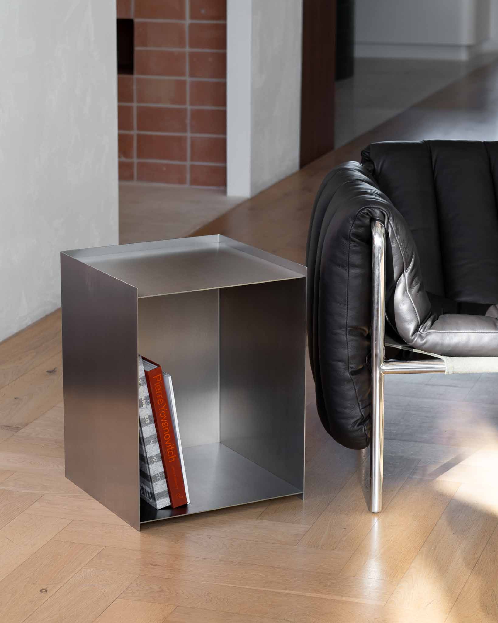 Milano Stainless Steel Side Table Side Table