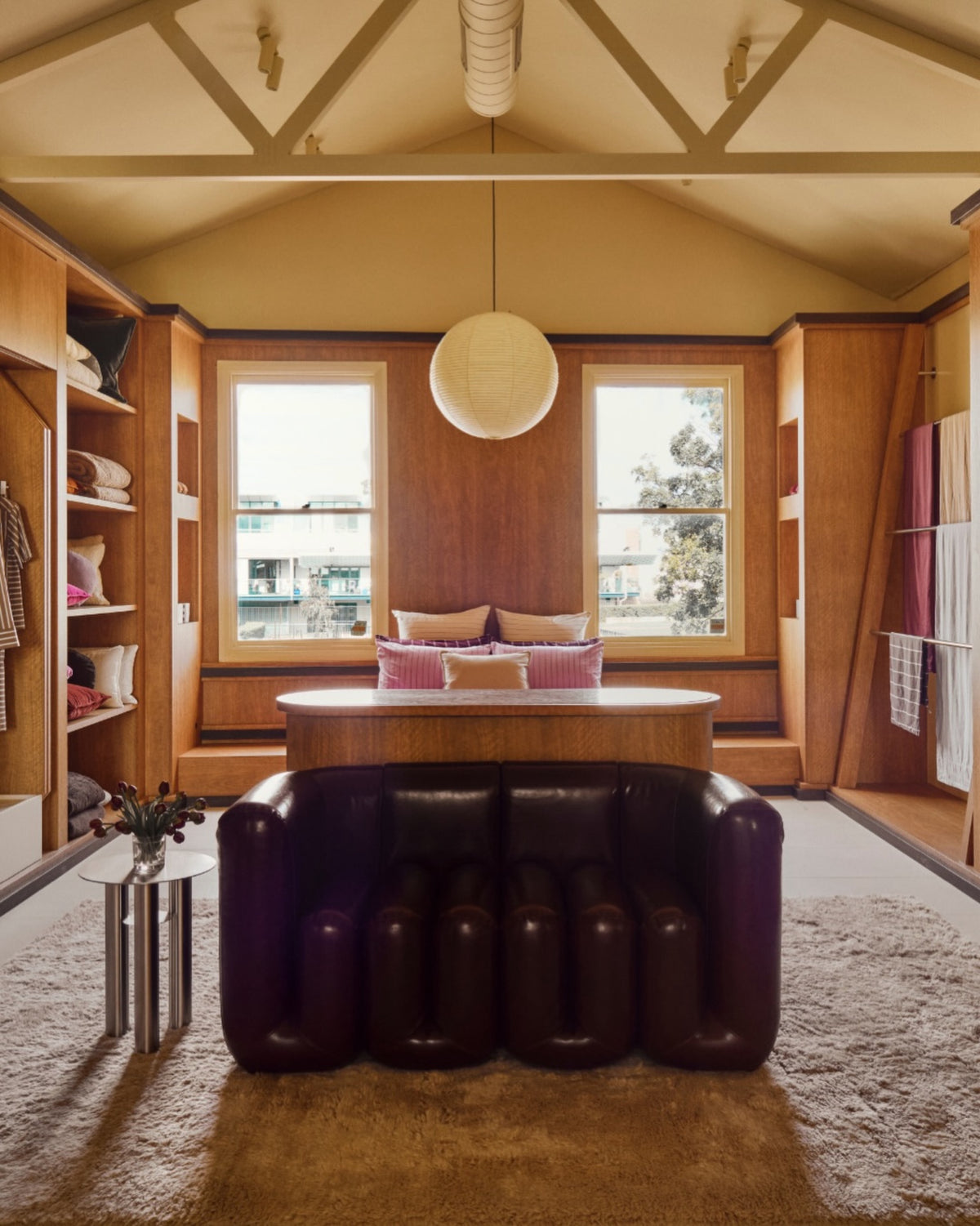 Modern interior featuring the Oslo side table