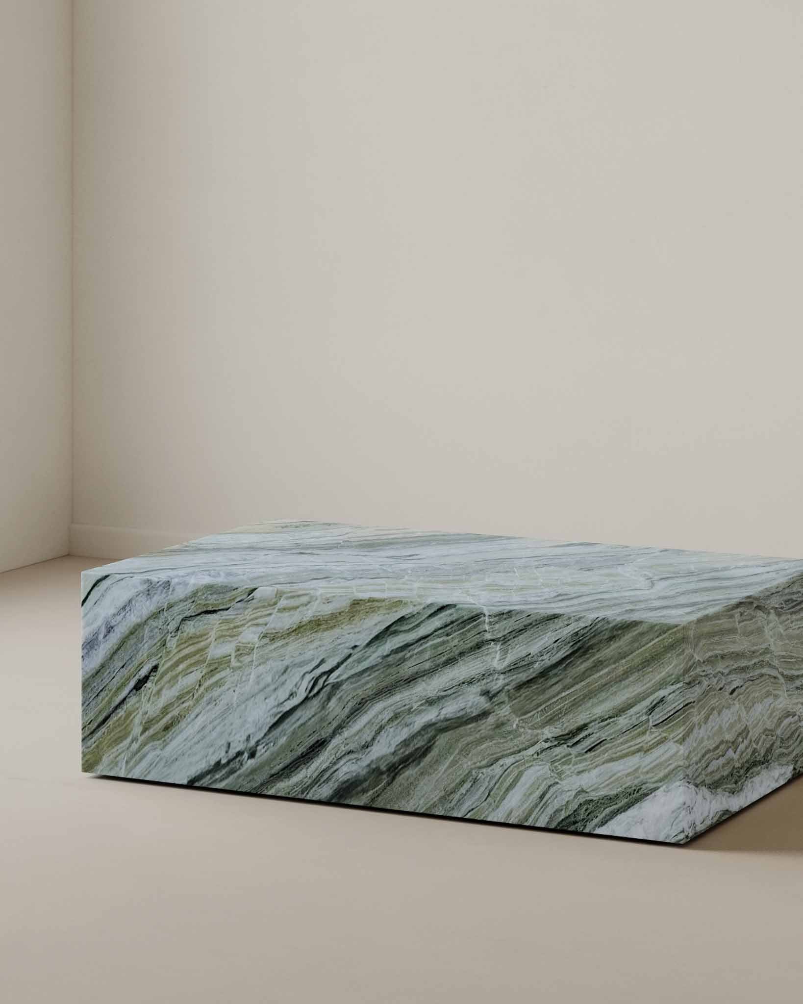 Plinth Coffee Table Jade Green