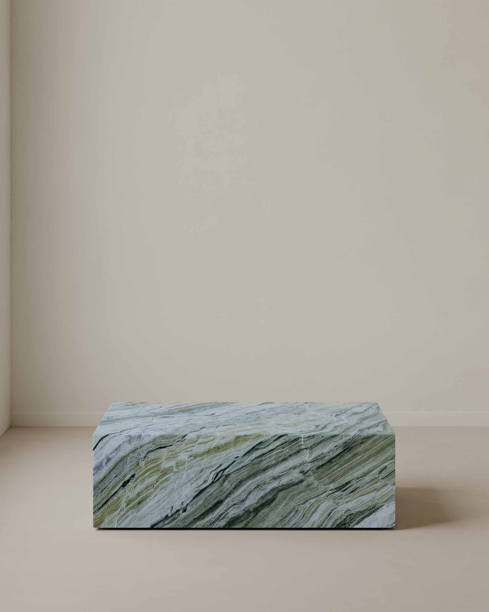 Plinth Coffee Table Jade Green