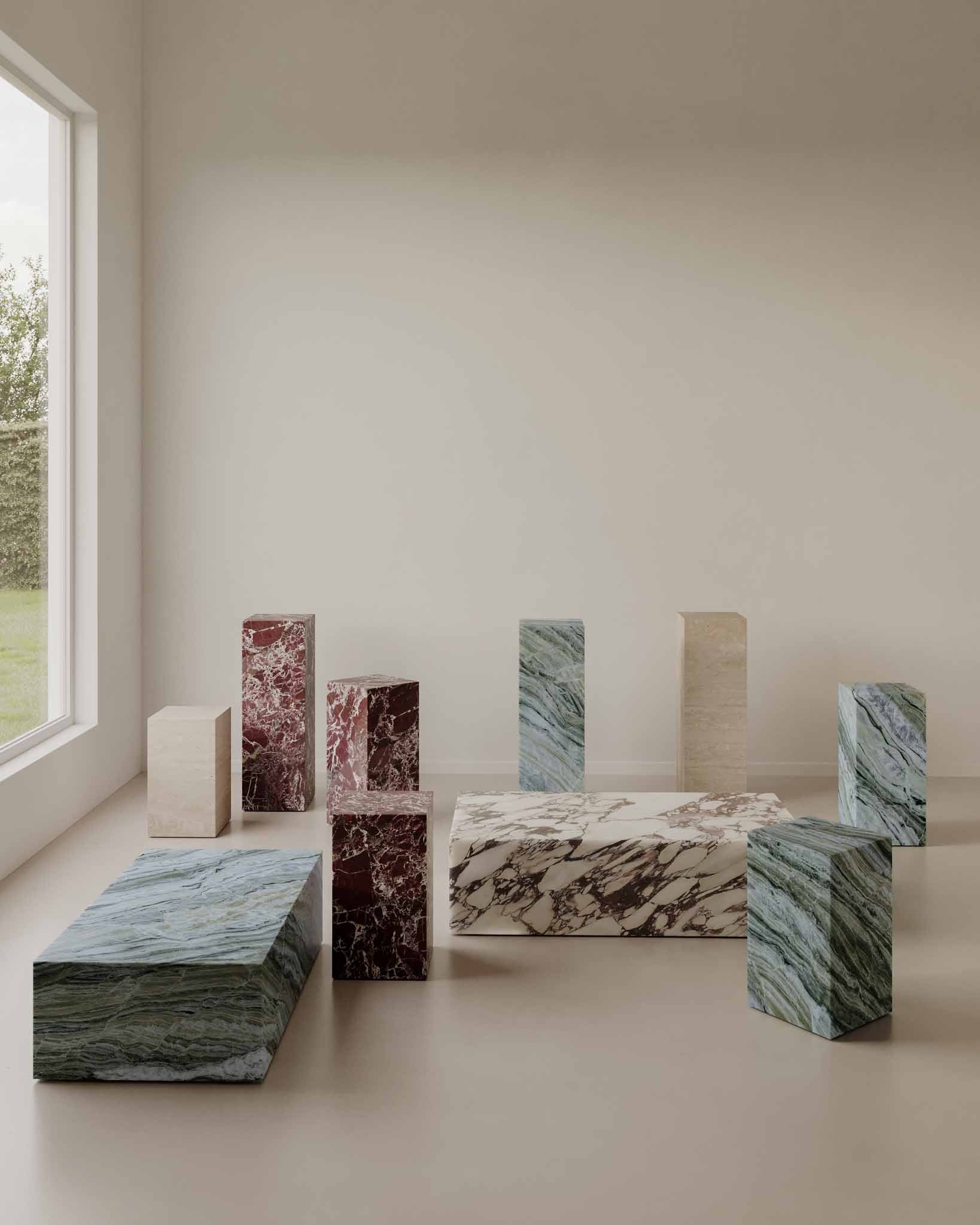 Plinth Coffee Table Jade Green