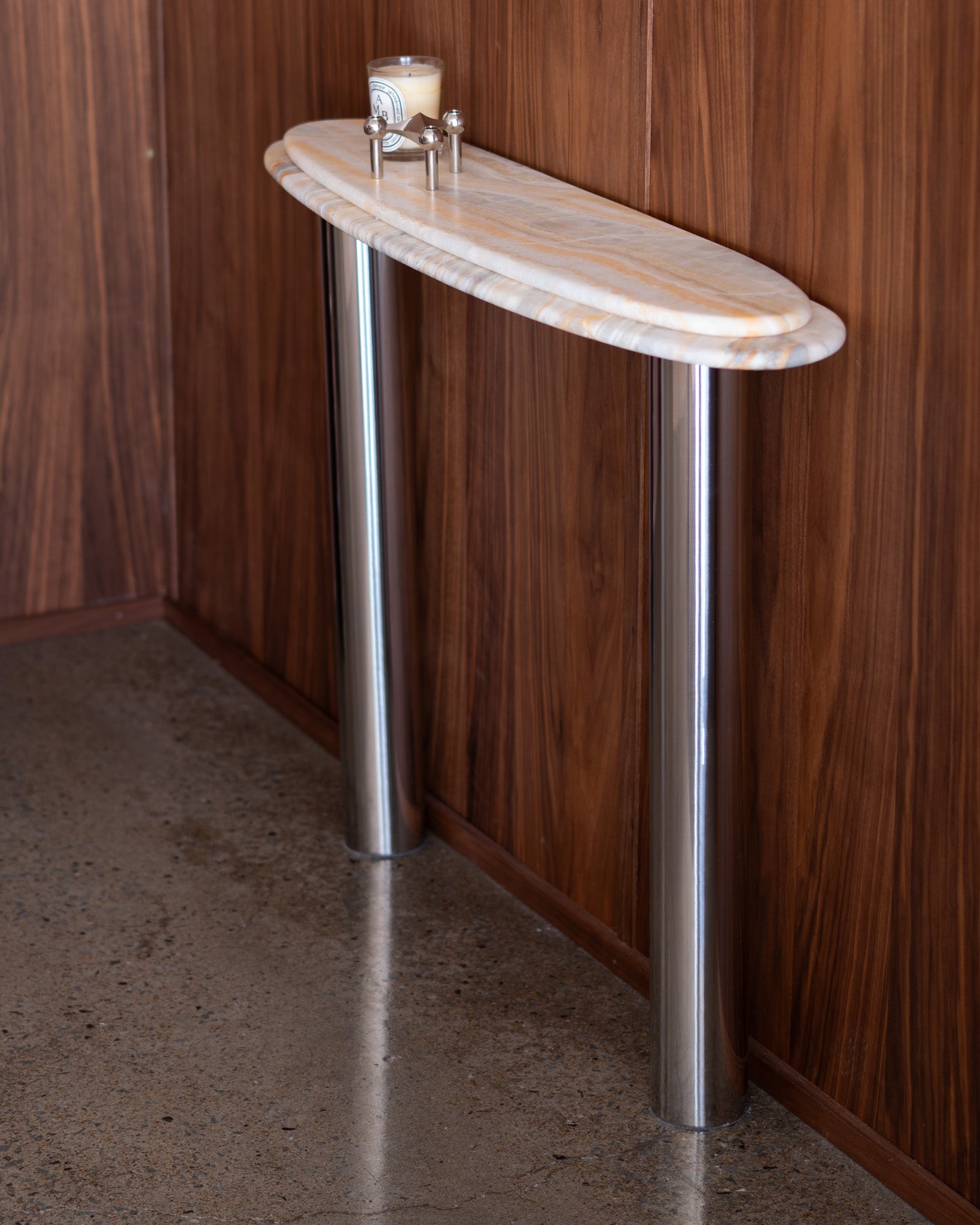 Paradiso Rainbow Onyx Small Console Table Console Table
