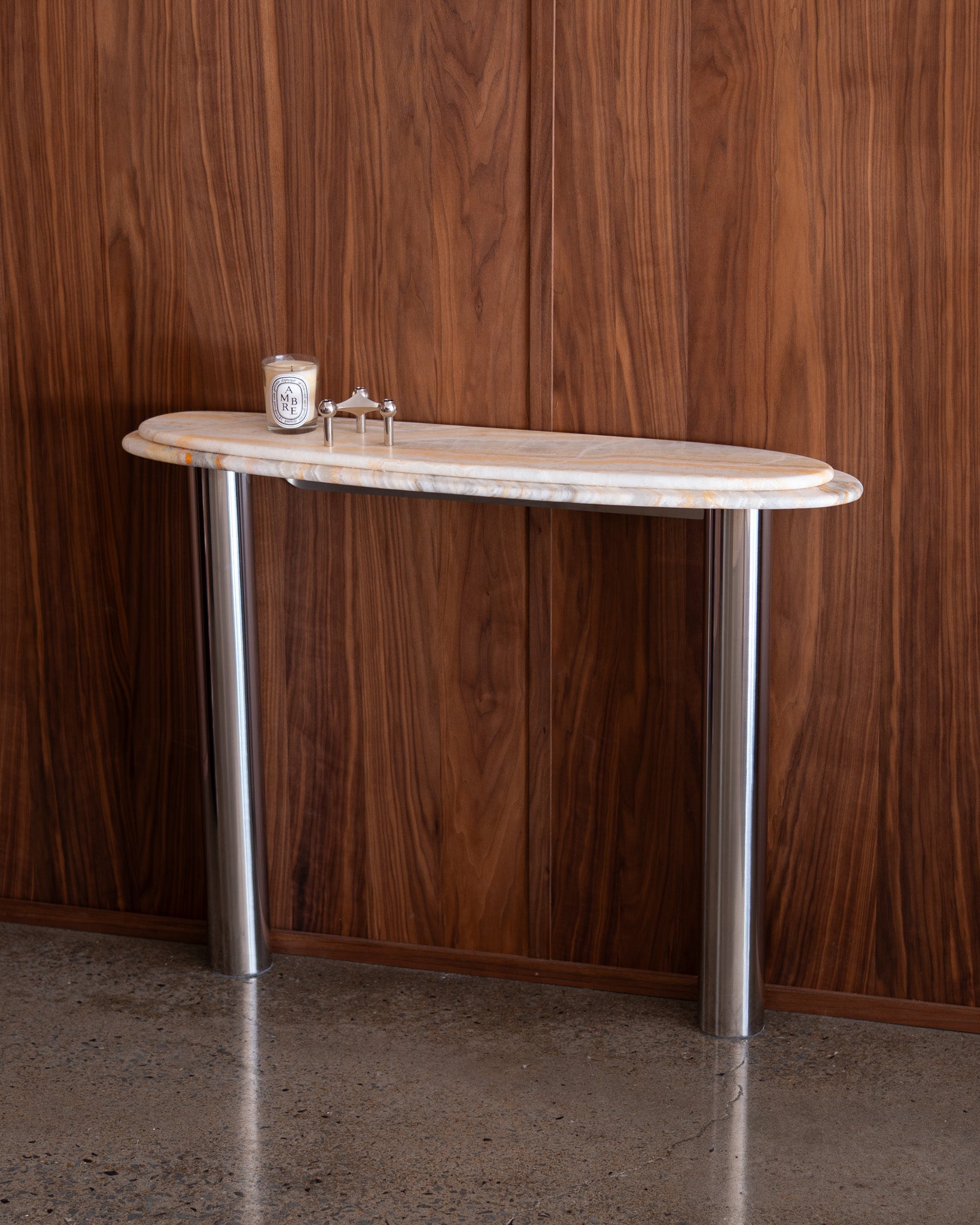 Paradiso Rainbow Onyx Small Console Table Console Table