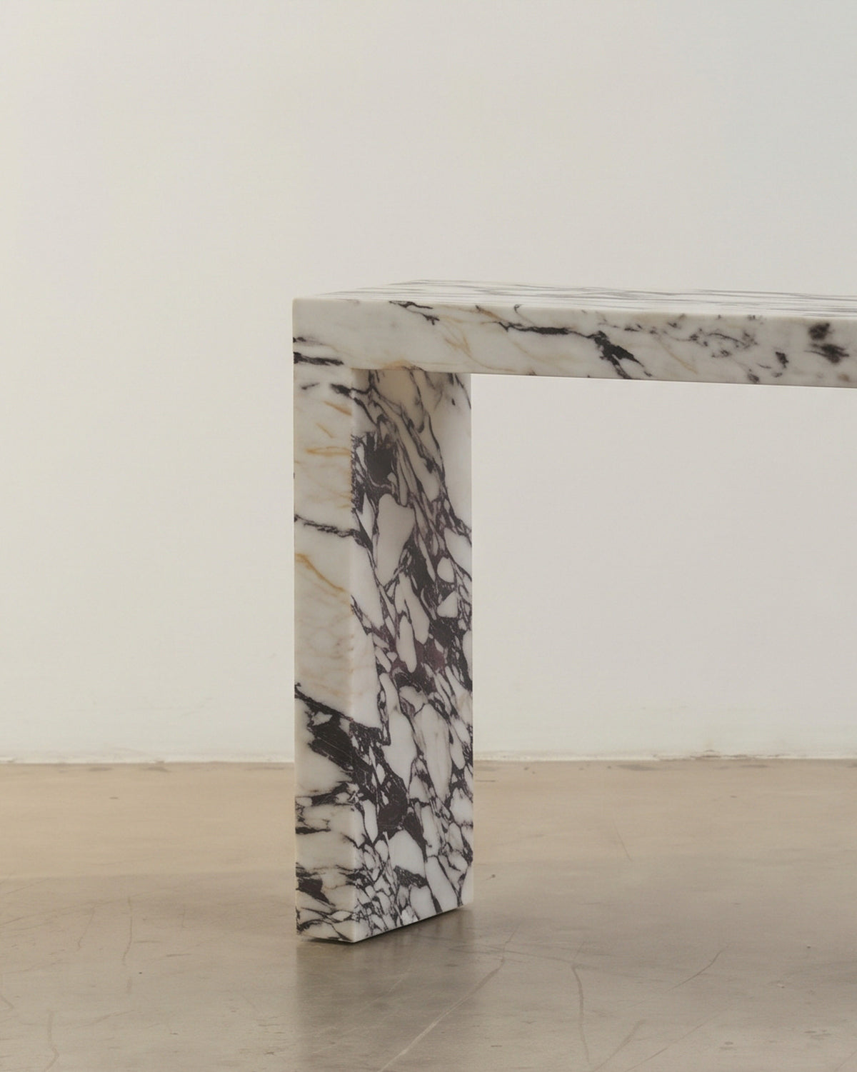 Petite Palm Calacatta Viola Console