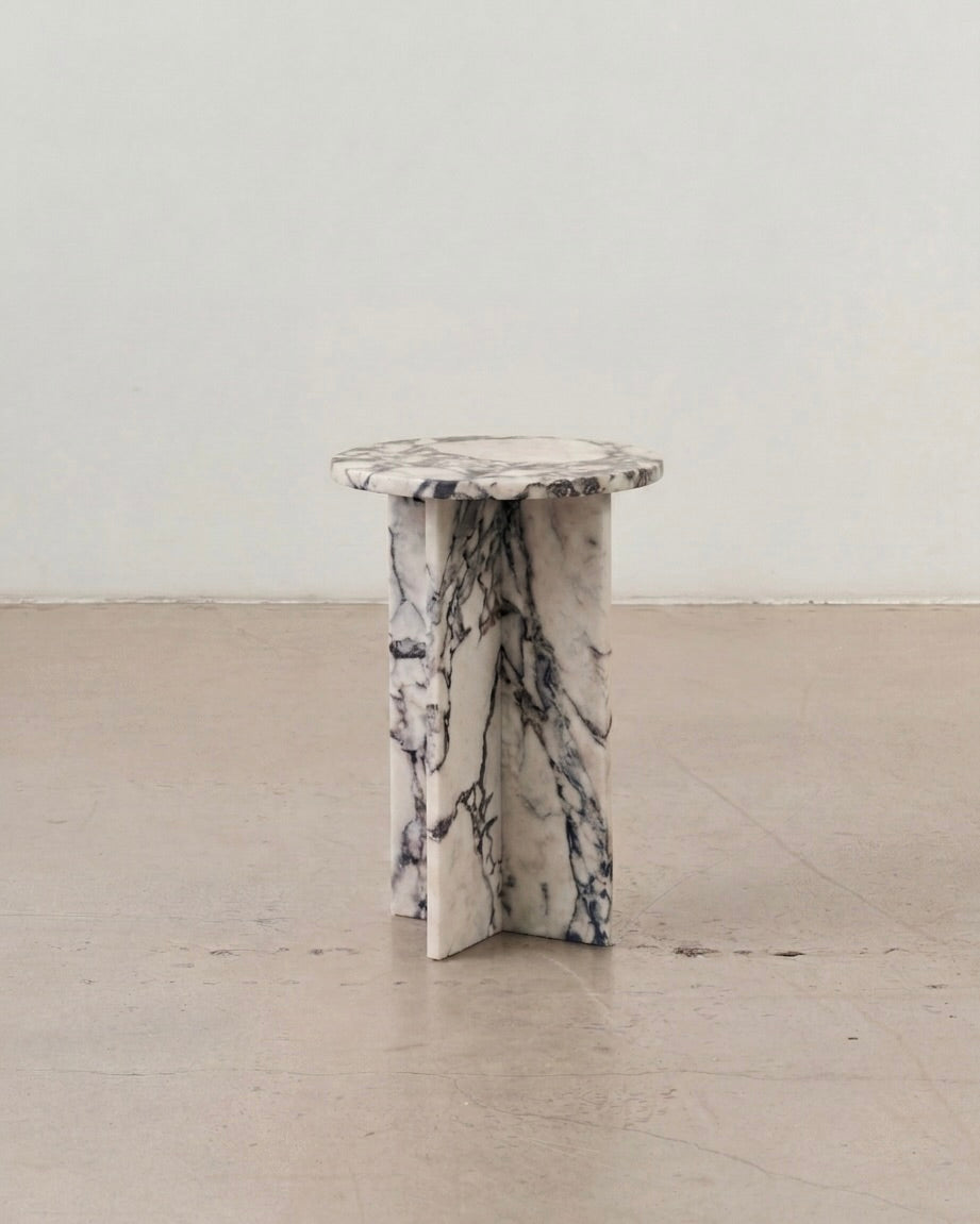 Franca Calacatta Nero Side Table